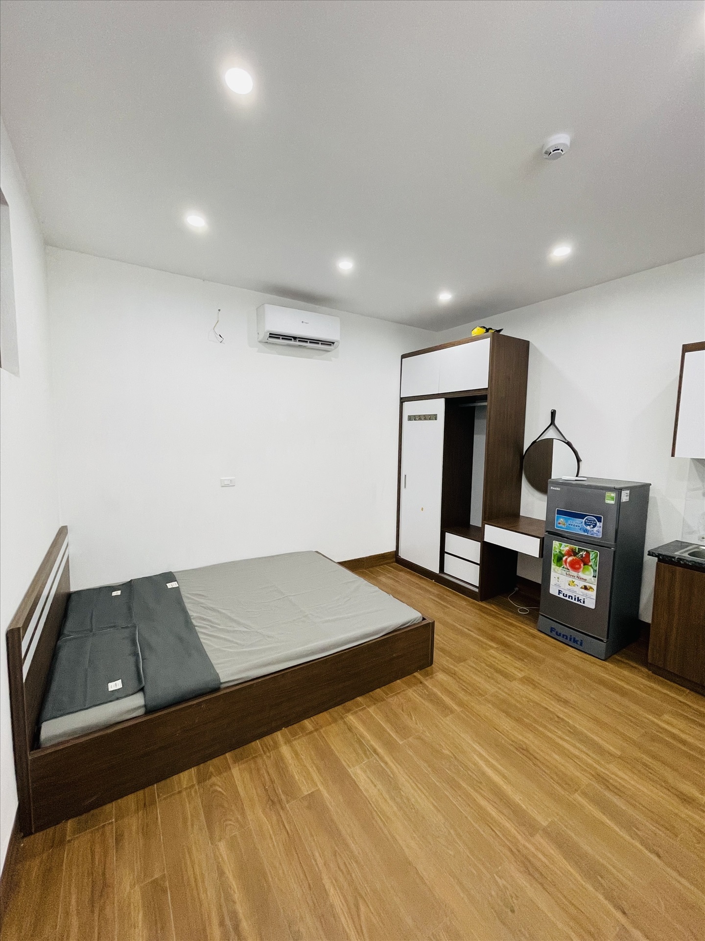 Phòng trọ Studio 25m2 tại BP Home Mỹ Đình - Nam Từ Liêm - Phòng ngủ