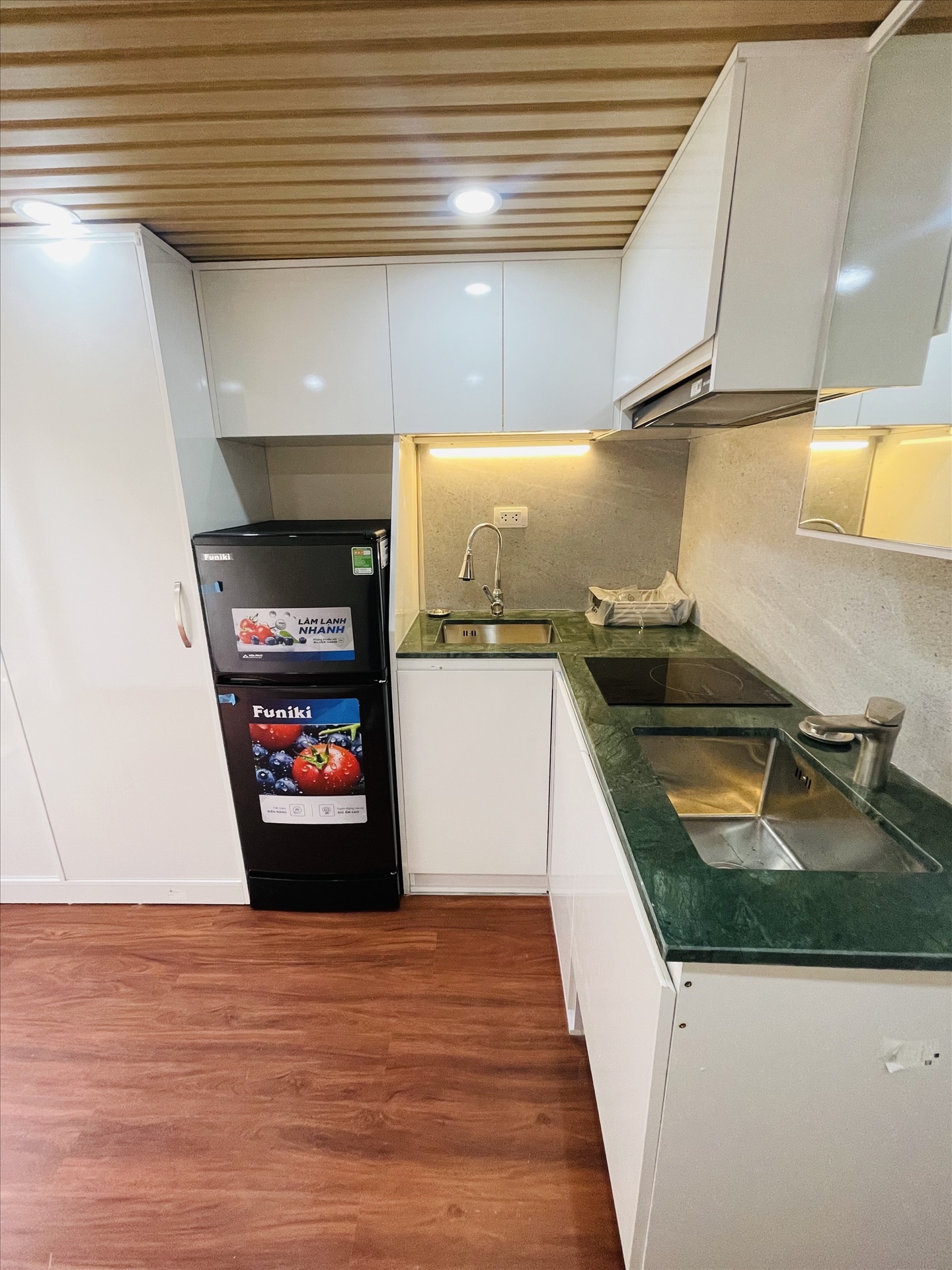 Phòng trọ Duplex 25m2 tại BP Home Yên Hòa - Cầu Giấy - Phòng bếp