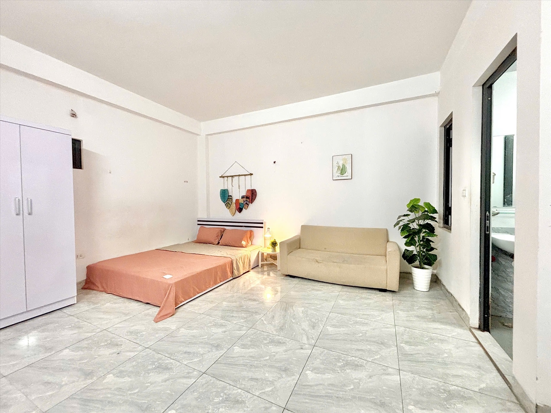 Phòng trọ Studio 27m2 tại Timehouse Thiên Hiền - Nam Từ Liêm - Phòng ngủ