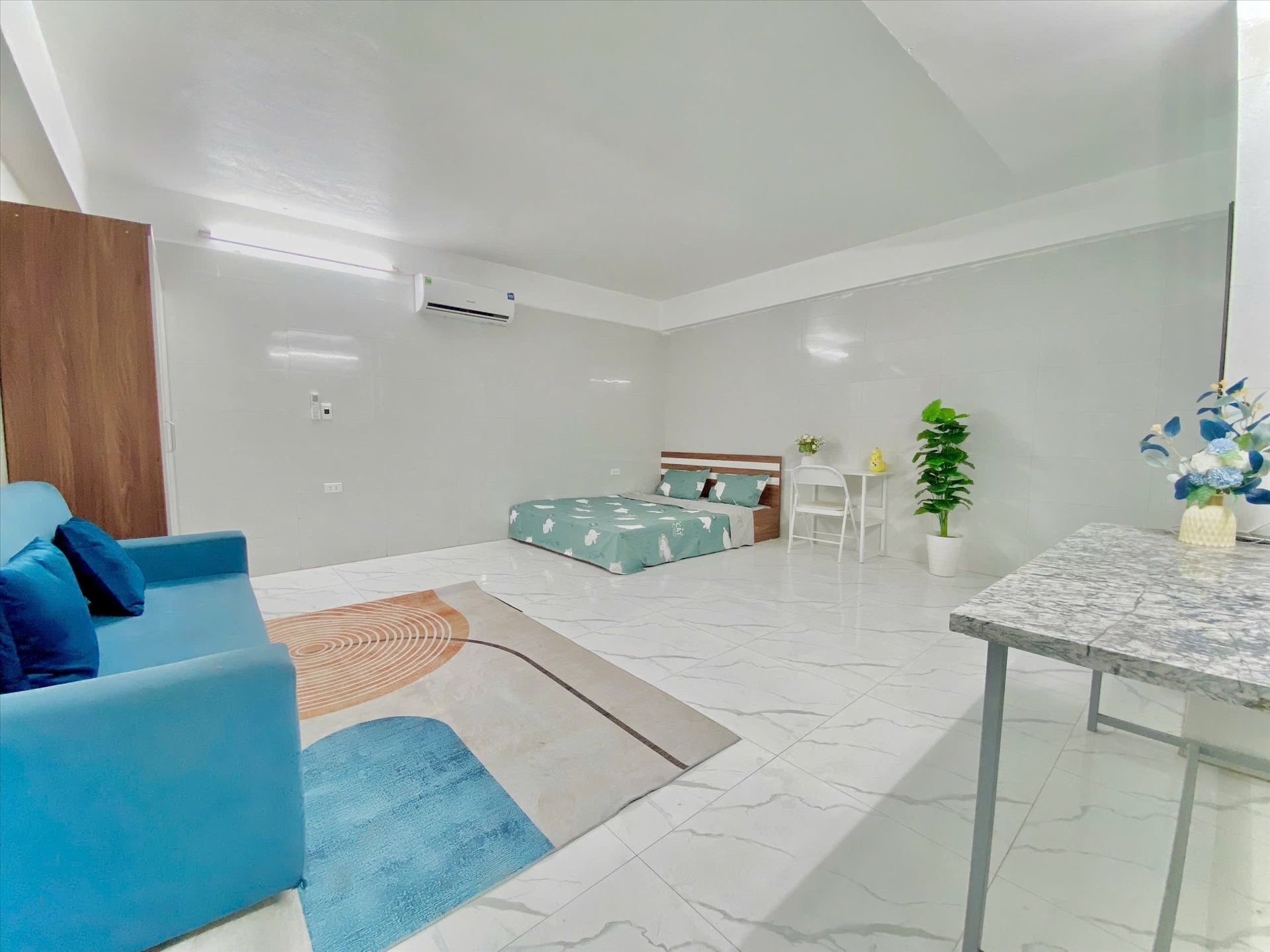 Phòng trọ Studio 30m2 tại Timehouse Kiều Mai - Nam Từ Liêm - Phòng ngủ