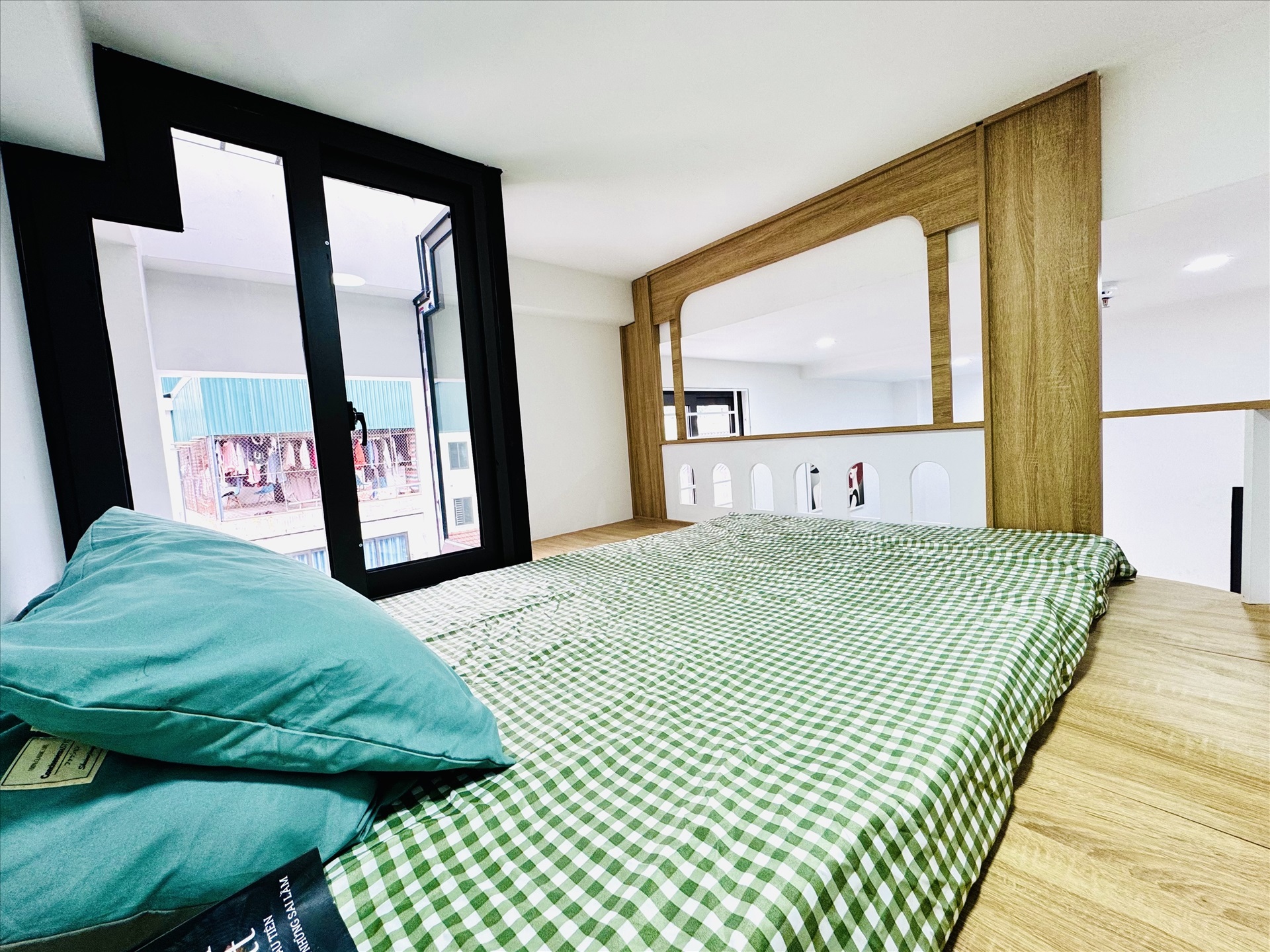 Phòng trọ Duplex 25m2 tại MVQ House 1 Hoàng Ngân - Cầu Giấy - Phòng ngủ