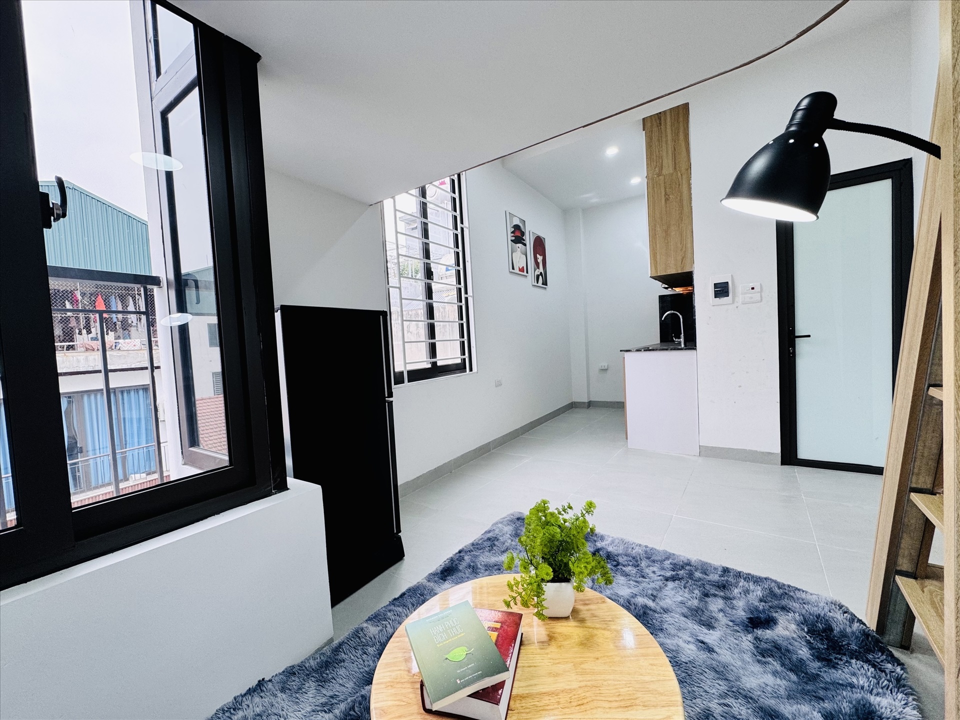 Phòng trọ Duplex 25m2 tại MVQ House 1 Hoàng Ngân - Cầu Giấy - Phòng khách