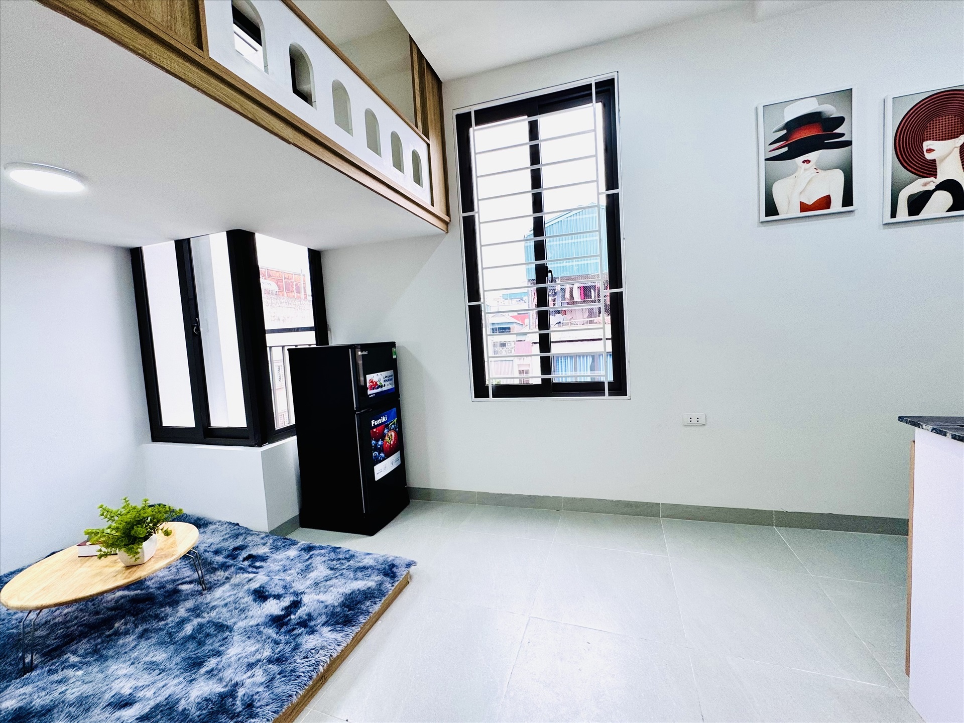 Phòng trọ Duplex 25m2 tại MVQ House 1 Hoàng Ngân - Cầu Giấy - Phòng khách