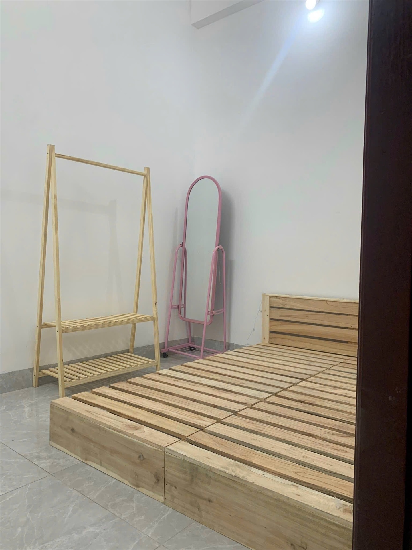 Phòng trọ Studio 22m2 tại BP Home Phú Mỹ - Nam Từ Liêm - Phòng ngủ