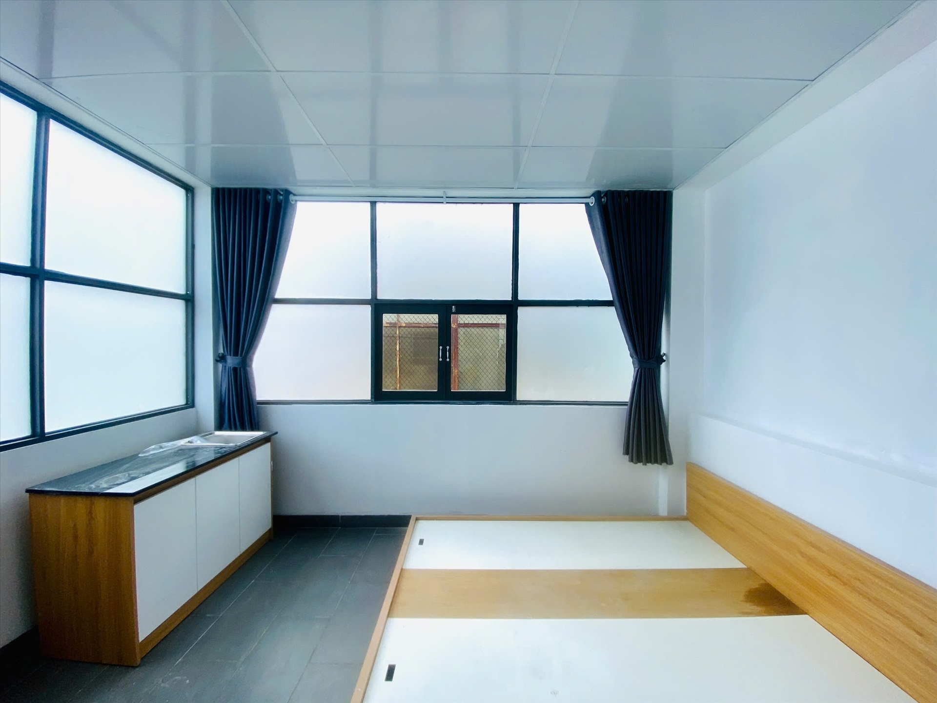Phòng trọ Studio 25m2 tại ACHome Tân Sơn Nhì - Tân Phú - Phòng ngủ