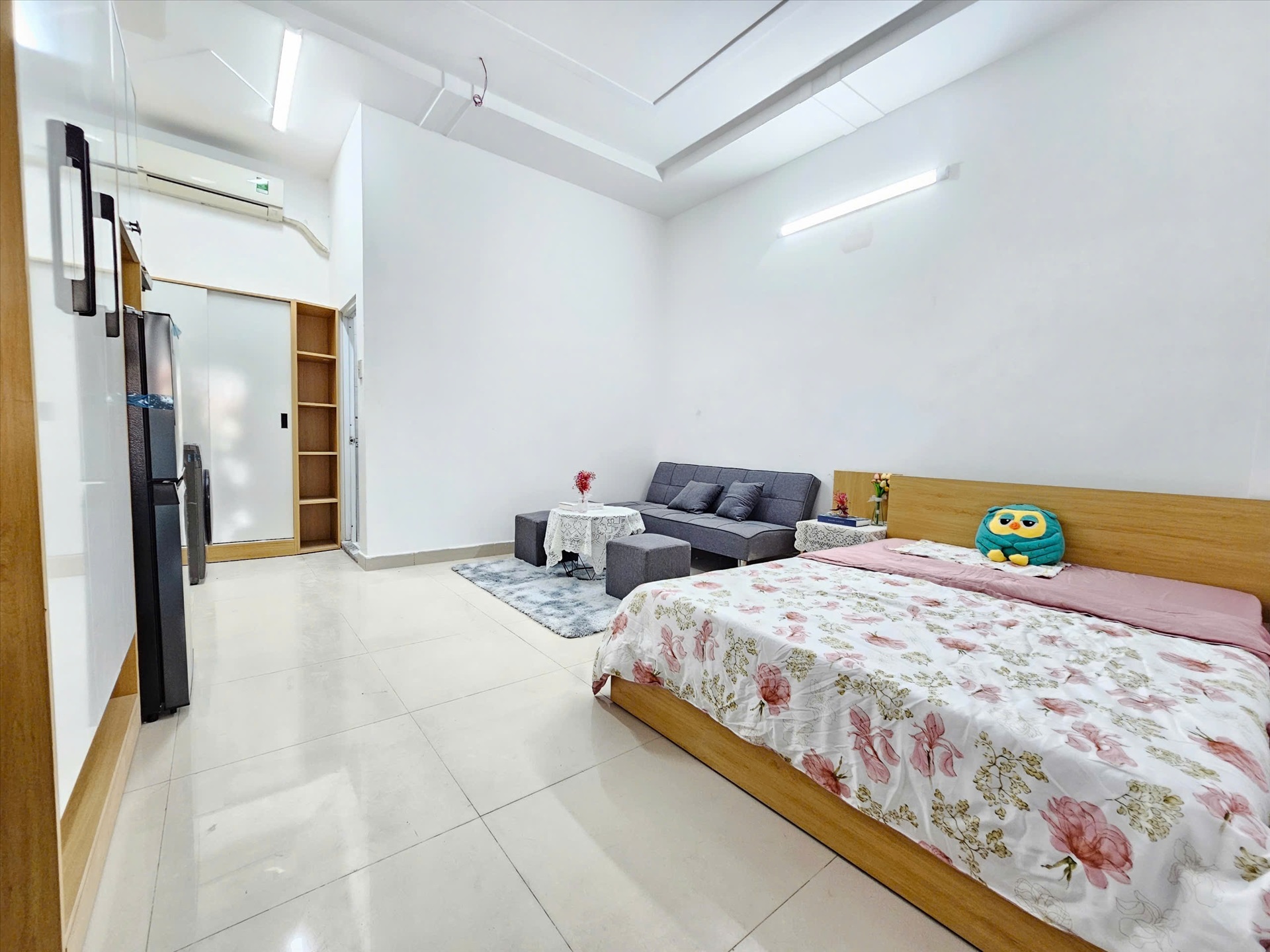 Phòng trọ Studio 28m2 tại AV Home Bùi Đình Túy - Bình Thạnh - Phòng ngủ