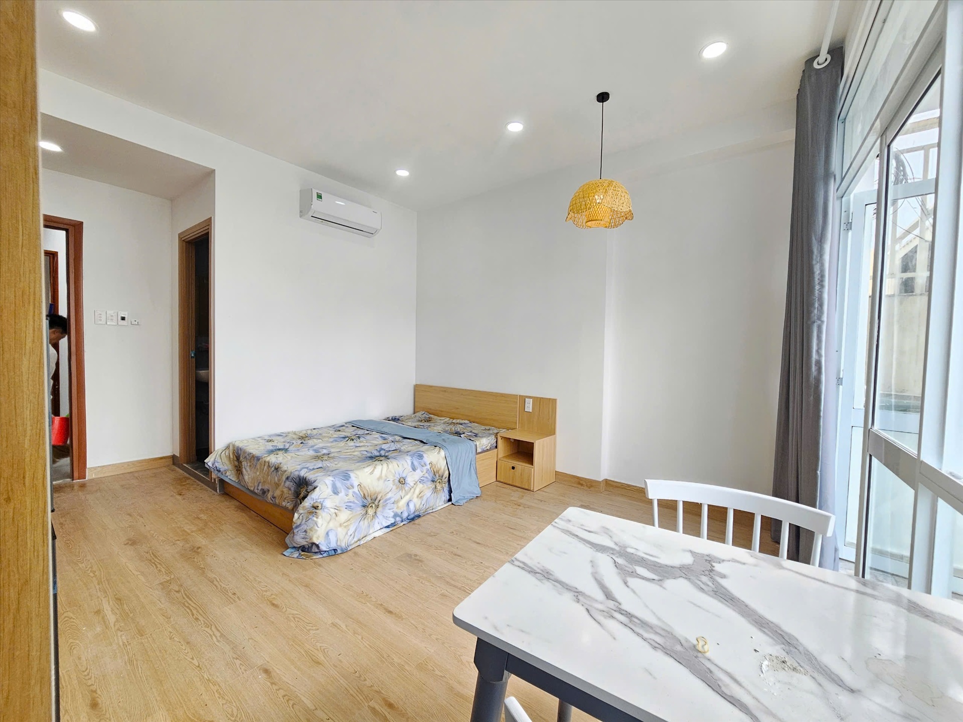 Phòng trọ Studio 30m2 tại AV Home Bùi Đình Túy - Bình Thạnh - Phòng ngủ