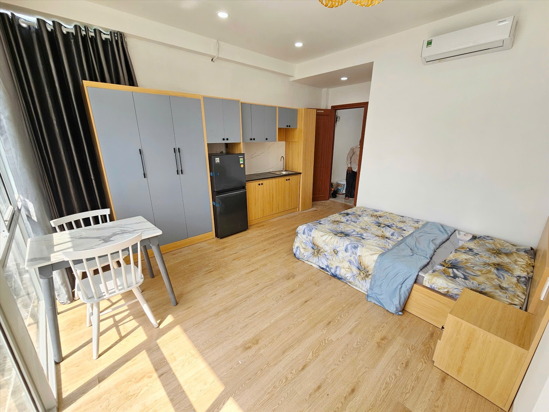 Phòng trọ Studio 30m2 tại AV Home Bùi Đình Túy - Bình Thạnh - Phòng ngủ