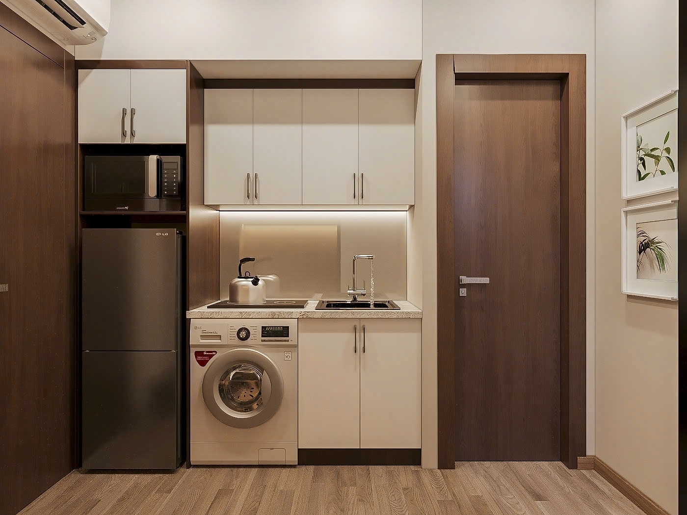 Phòng trọ Studio 28m2 tại RHR Home Võ Thành Trang - Tân Bình - Phòng ngủ