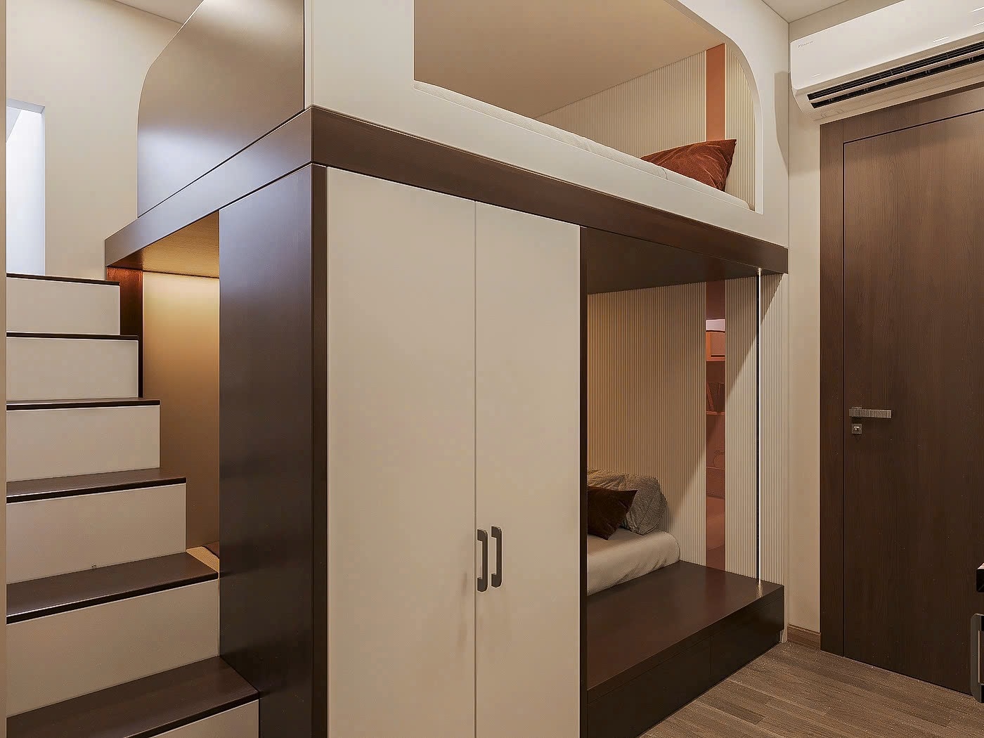 Phòng trọ Studio 28m2 tại RHR Home Võ Thành Trang - Tân Bình - Phòng ngủ