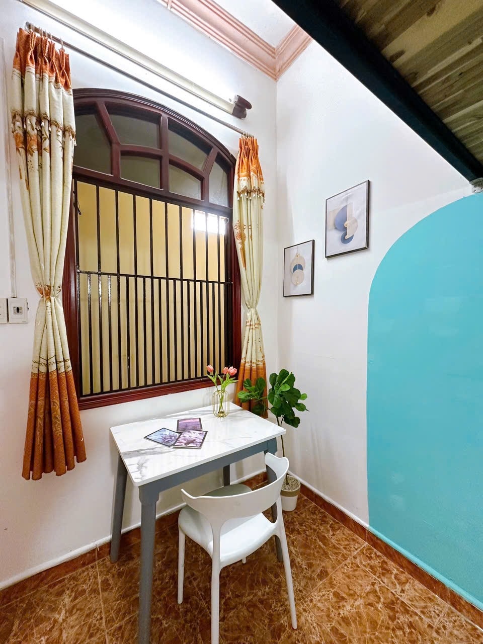 Phòng trọ Duplex 25m2 tại Cozy Home 1 Nguyễn Oanh - Gò Vấp - Phòng khách
