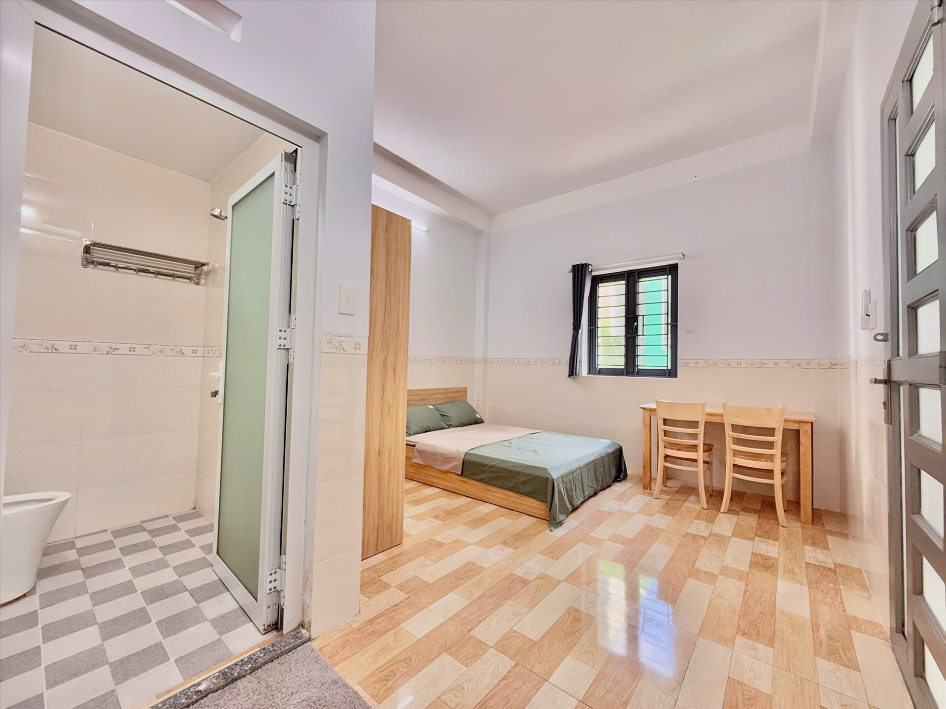 Phòng trọ Studio 25m2 tại TT House Bạch Đằng - Tân Bình - Phòng ngủ