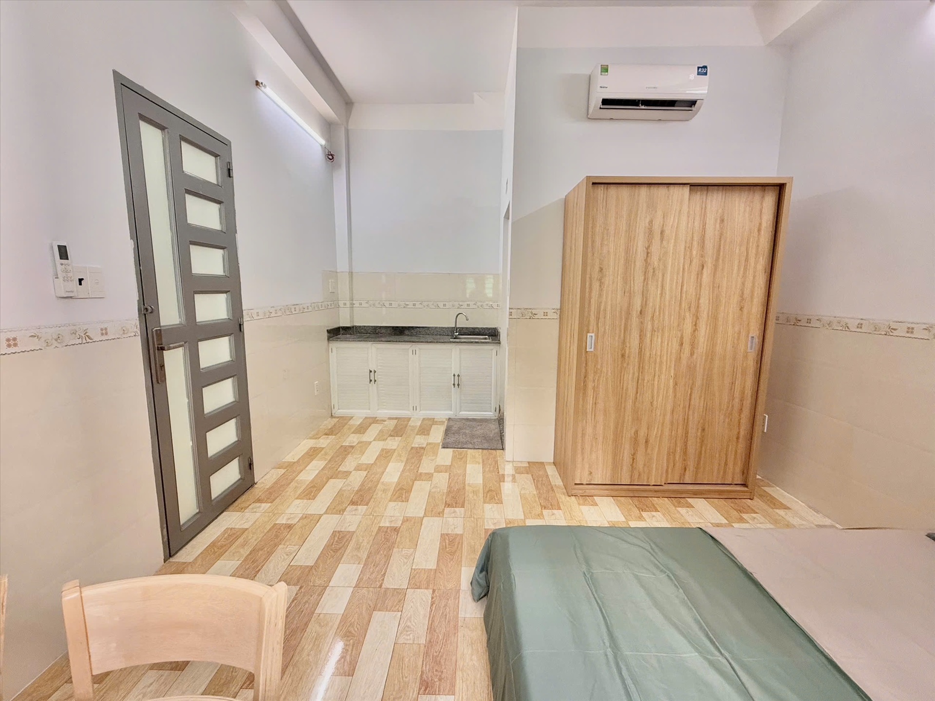 Phòng trọ Studio 25m2 tại TT House Bạch Đằng - Tân Bình - Phòng ngủ