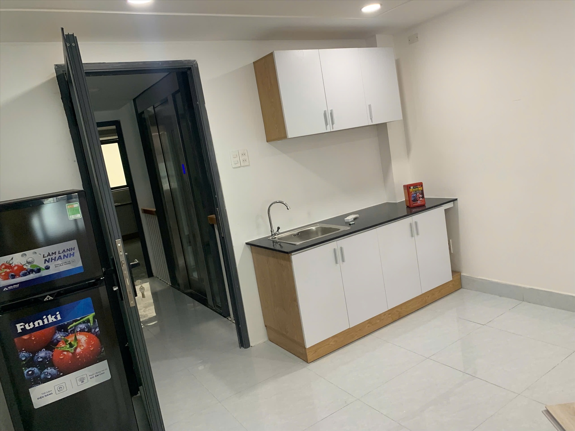 Phòng trọ Studio 25m2 tại AD Home Phạm Văn Chiêu - Gò Vấp - Phòng bếp
