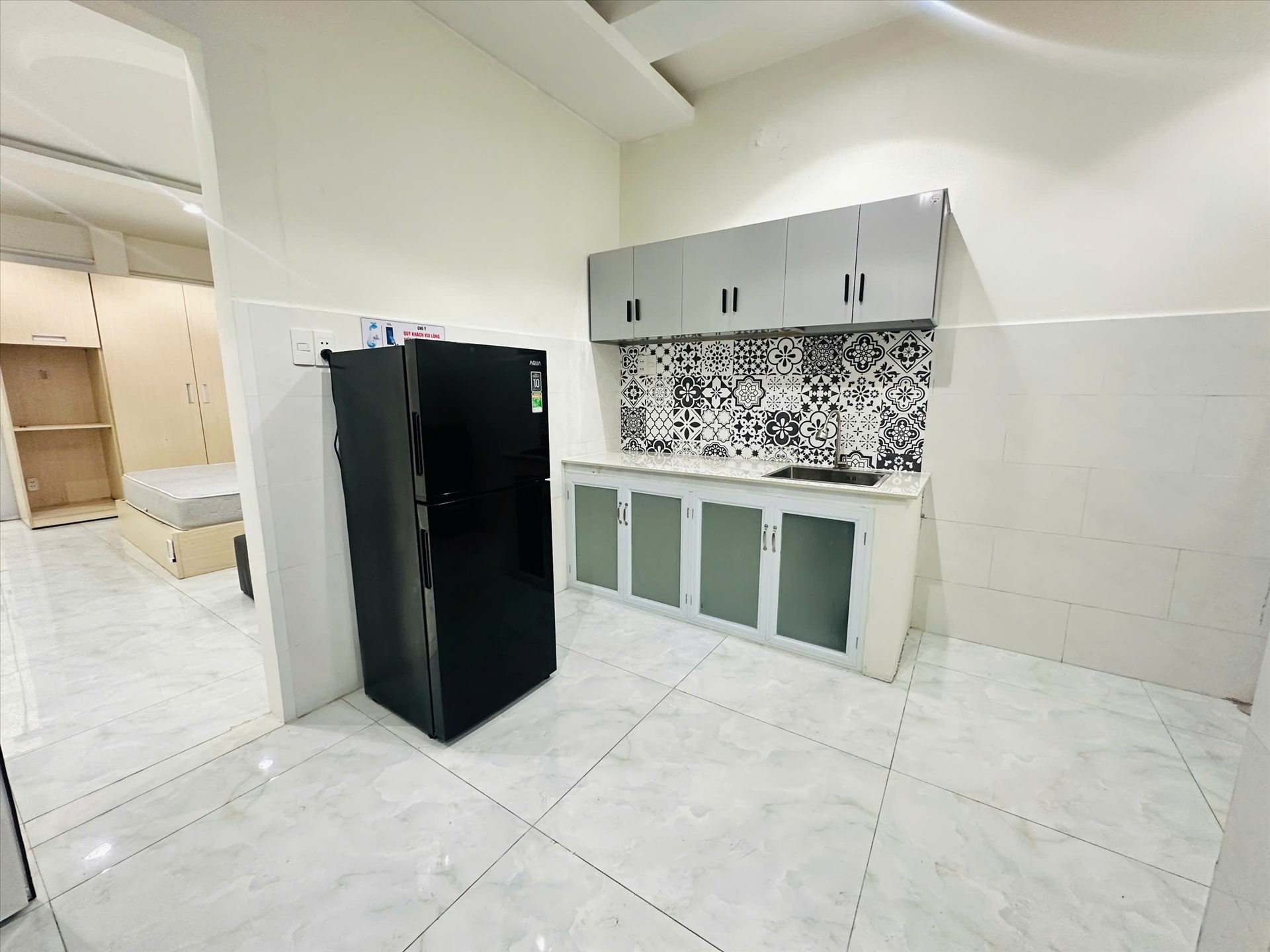 Phòng trọ 1 Phòng ngủ 40m2 tại Mayshome Bình Trị Đông - Bình Tân - Phòng bếp