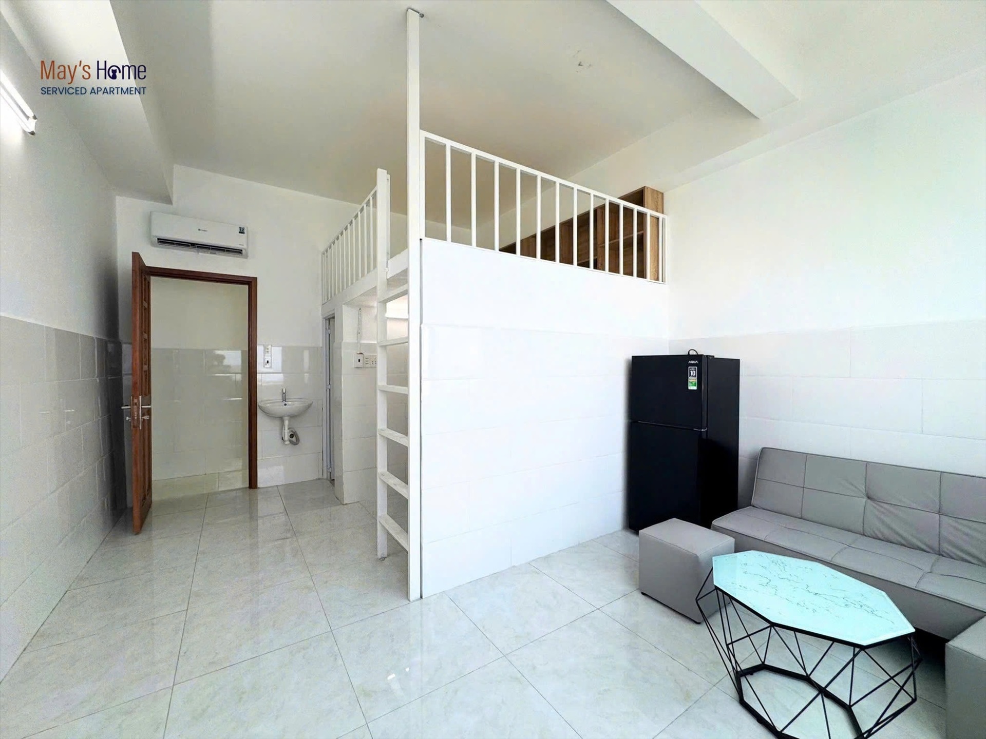 Phòng trọ Duplex 30m2 tại Mayshome Bình Trị Đông - Bình Tân - Phòng ngủ