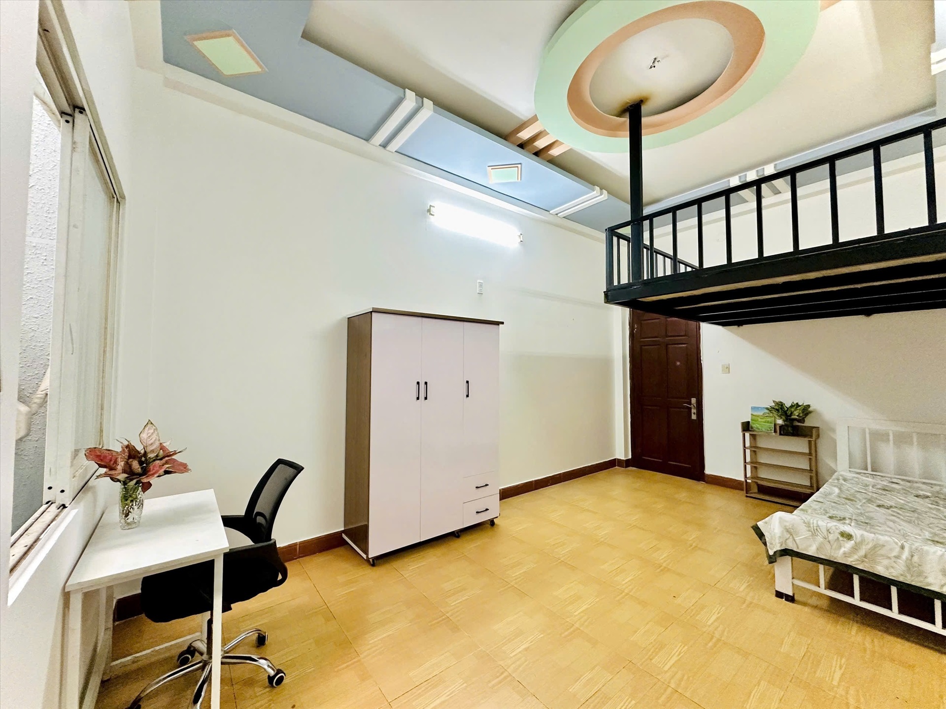 Phòng trọ Duplex 28m2 tại AH Home Tân Chánh Hiệp 24 - Quận 12 - Phòng khách