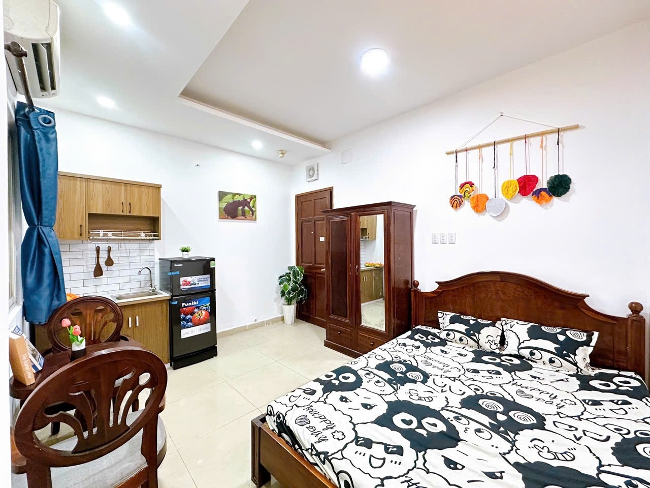Phòng trọ Studio 25m2 tại Central House Thành Thái - Quận 10 - Phòng bếp