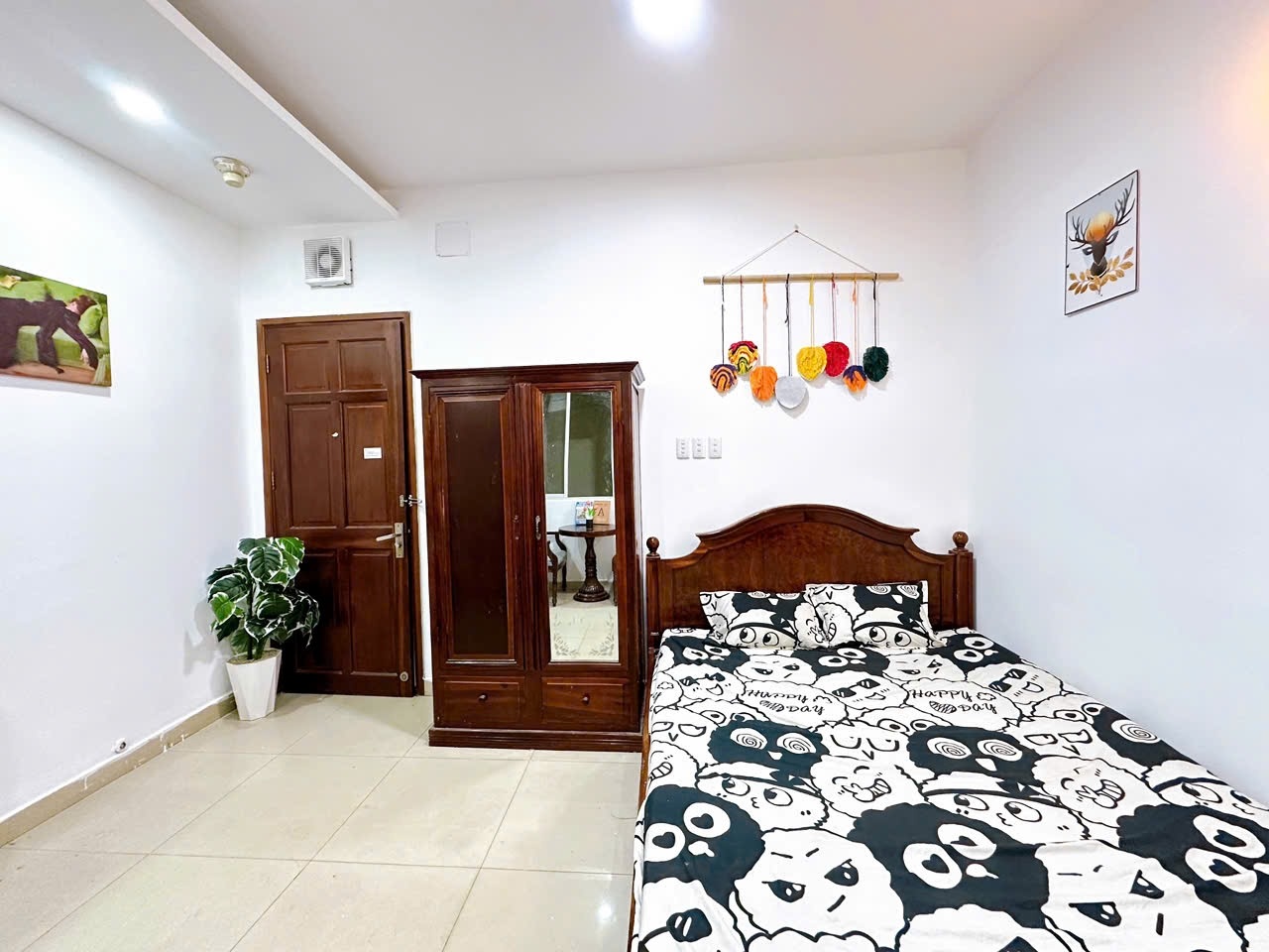 Phòng trọ Studio 25m2 tại Central House Thành Thái - Quận 10 - Phòng ngủ