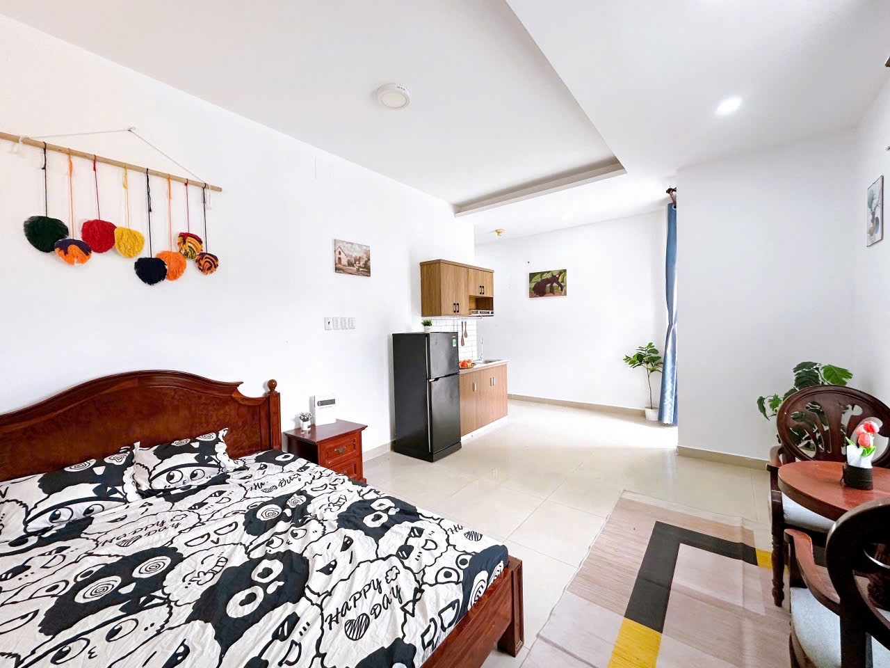 Phòng trọ Studio 30m2 tại Central House Thành Thái - Quận 10 - Phòng ngủ