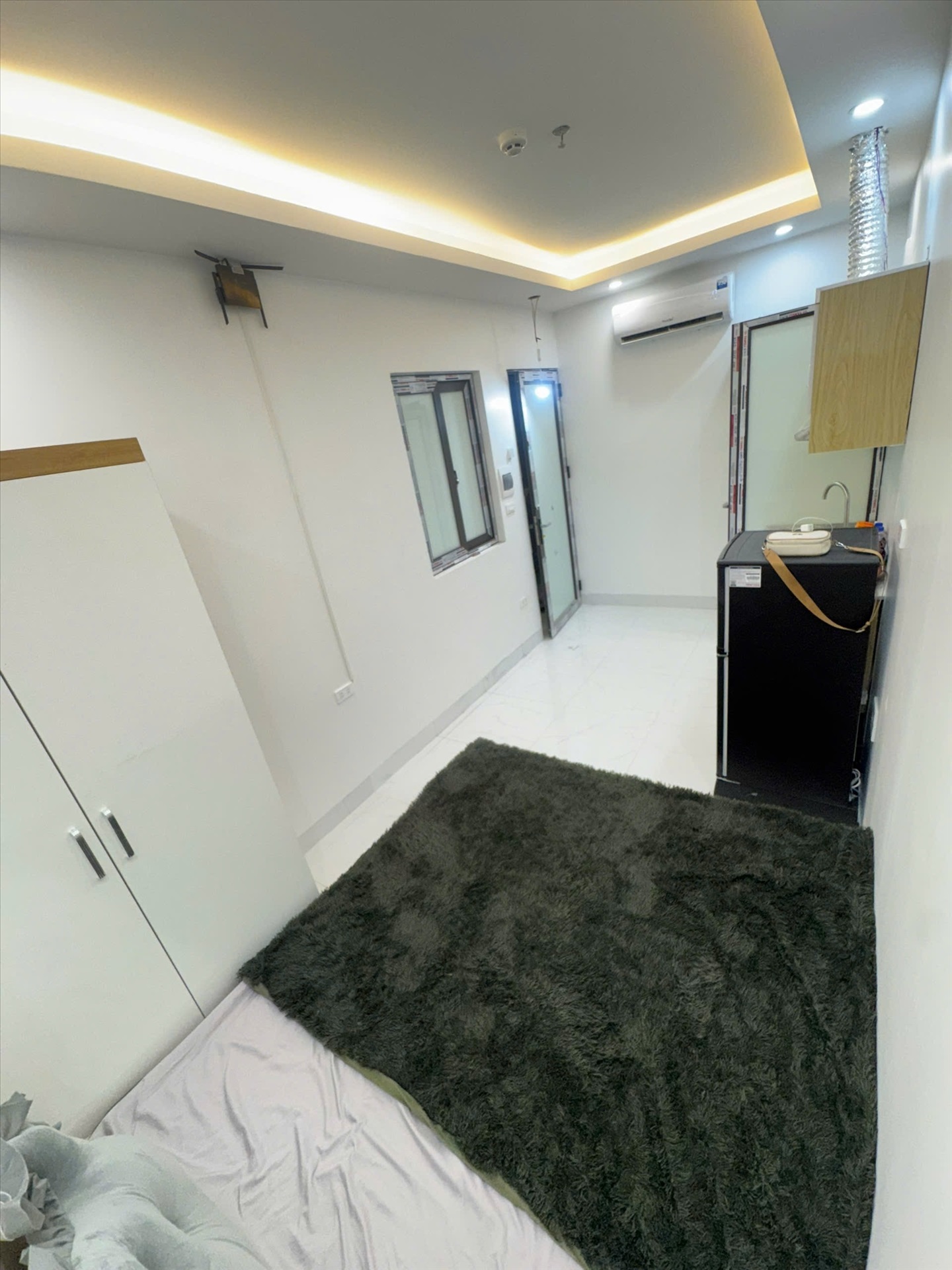 Phòng trọ Studio 35m2 tại DH House 1 Bùi Xương Trạch - Thanh Xuân - Phòng ngủ