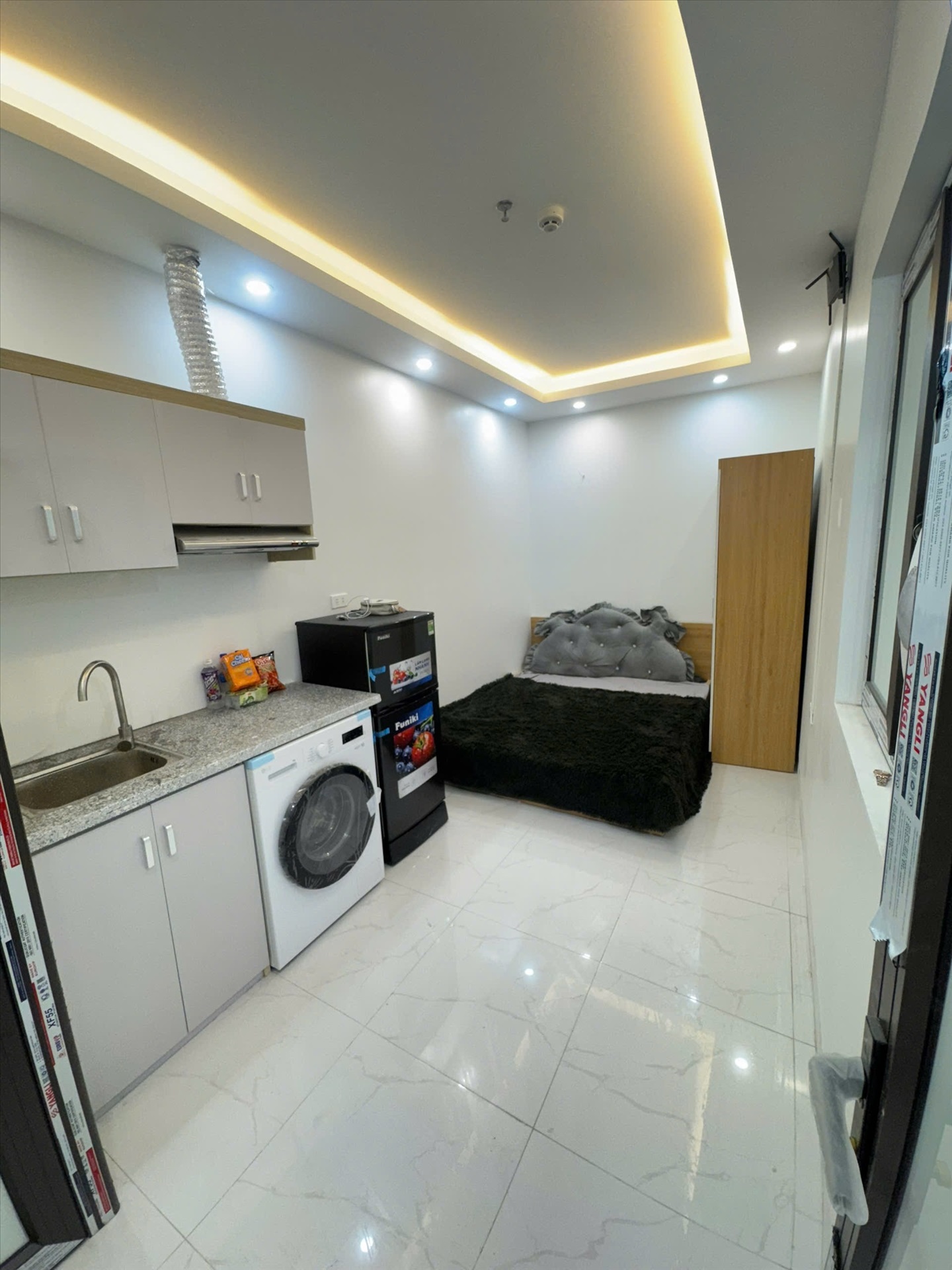 Phòng trọ Studio 35m2 tại DH House 1 Bùi Xương Trạch - Thanh Xuân - Phòng ngủ
