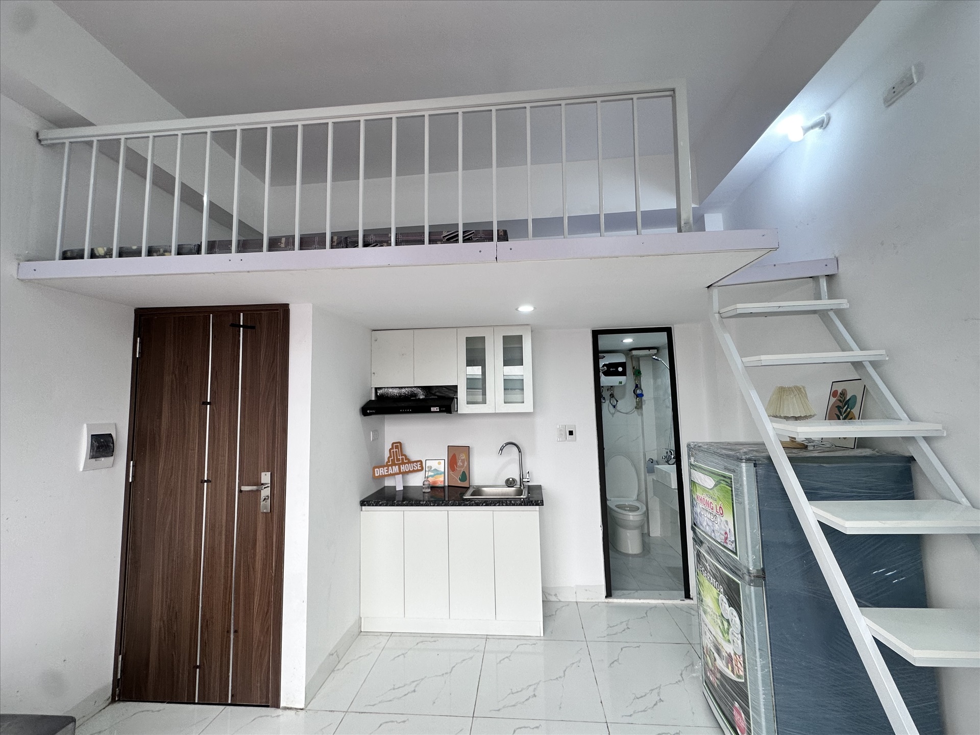 Phòng trọ Studio 20m2 tại DreamHouse Mỹ Đình - Nam Từ Liêm - Phòng bếp
