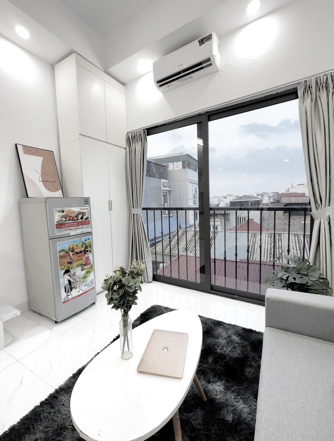 Phòng trọ Duplex 20m2 tại DreamHouse Hoàng Quốc Việt - Cầu Giấy - Phòng ngủ