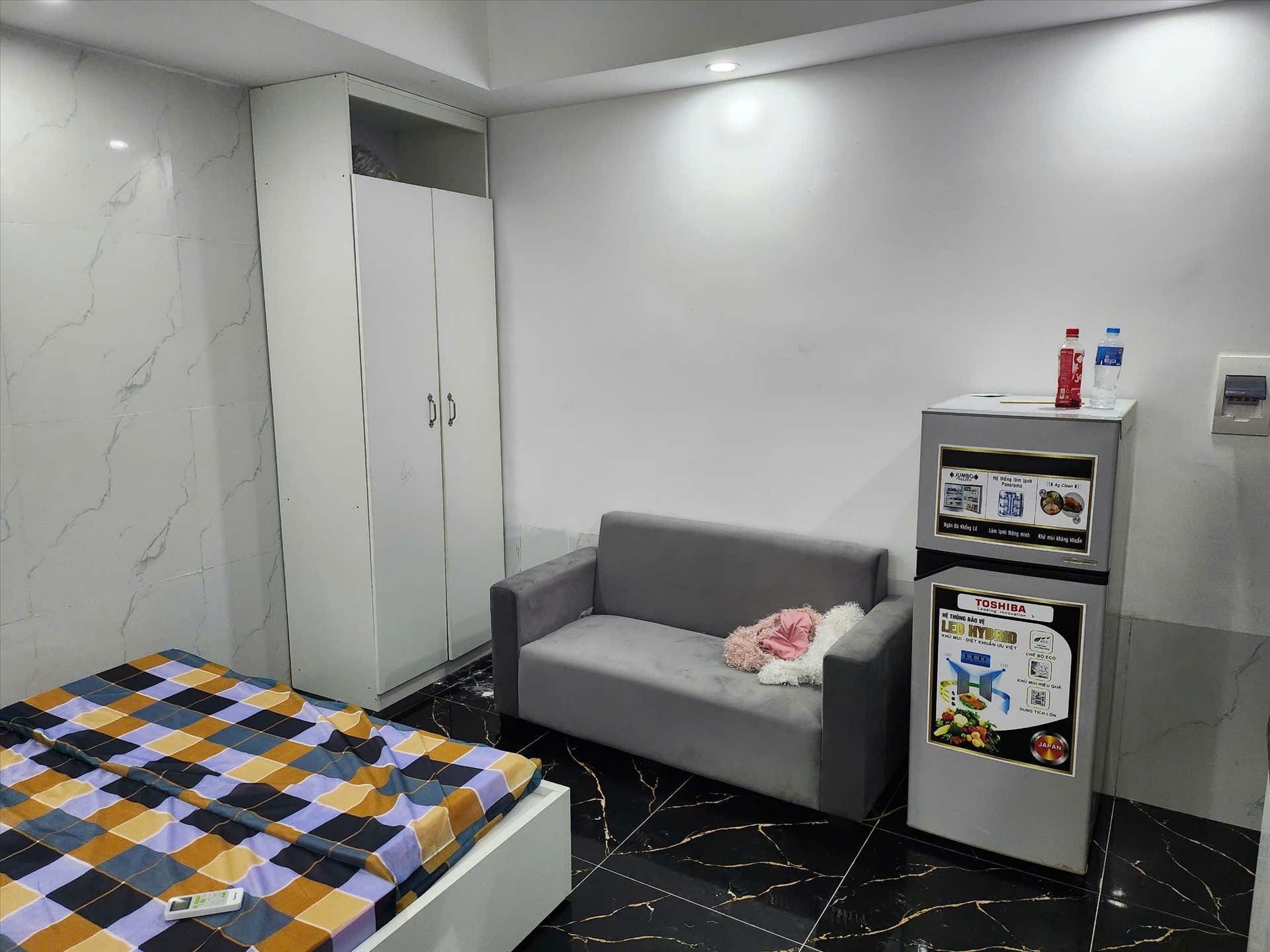 Phòng trọ Studio 25m2 tại DreamHouse Mỹ Đình - Nam Từ Liêm - Phòng ngủ