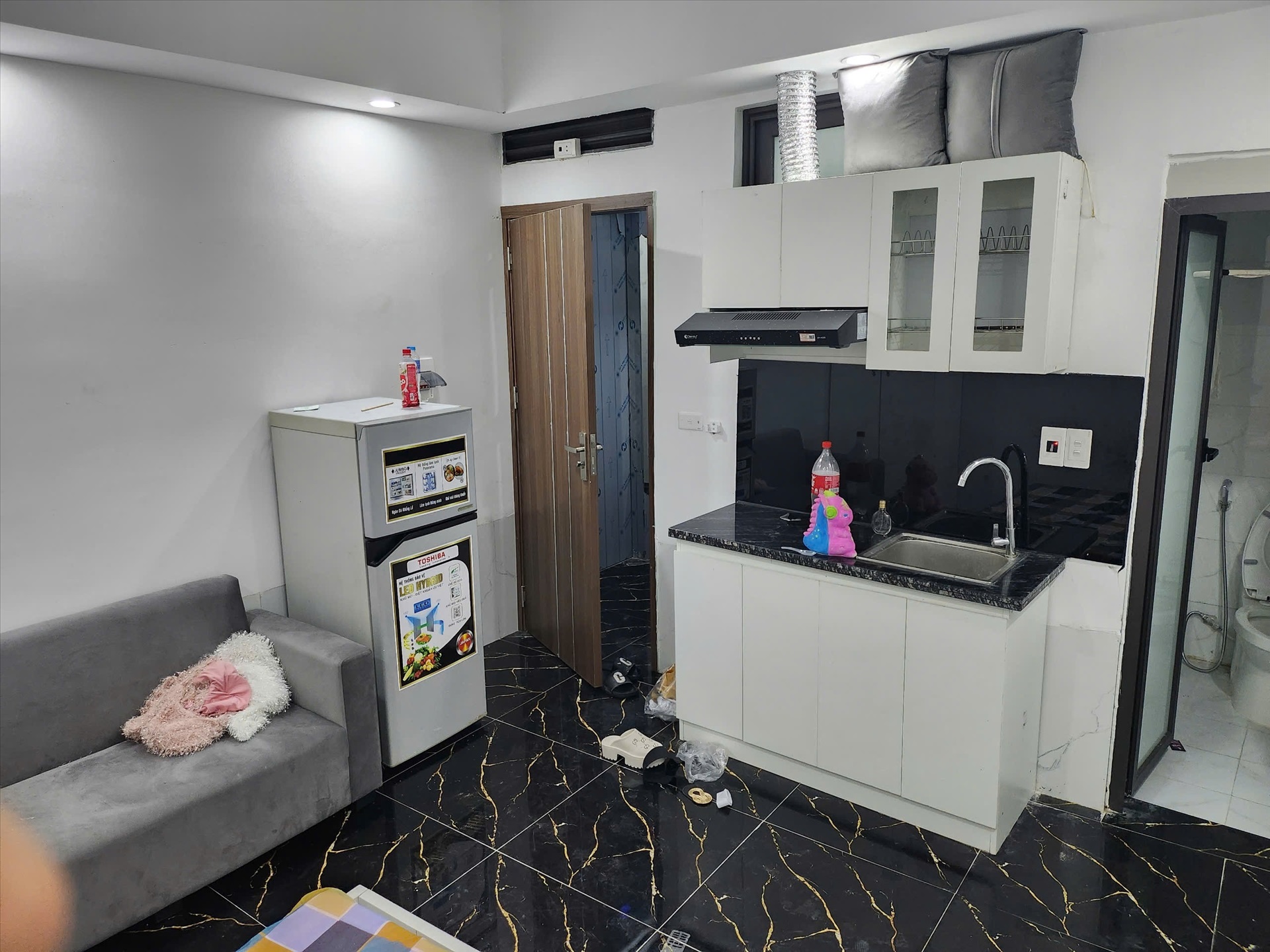 Phòng trọ Studio 25m2 tại DreamHouse Mỹ Đình - Nam Từ Liêm - Phòng bếp
