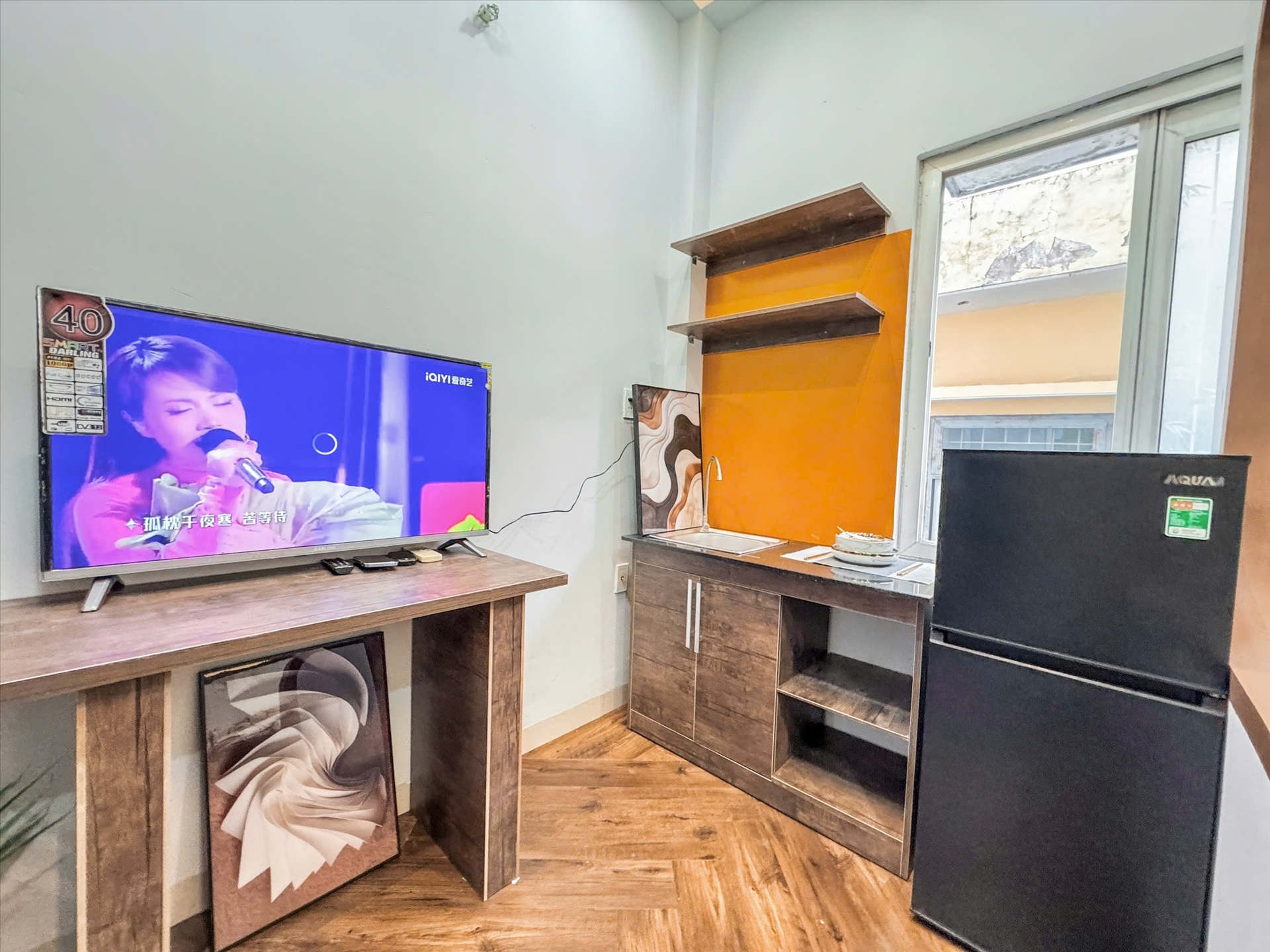Phòng trọ Studio 30m2 tại Kinghome Nguyễn Thái Bình - Tân Bình - Phòng ngủ