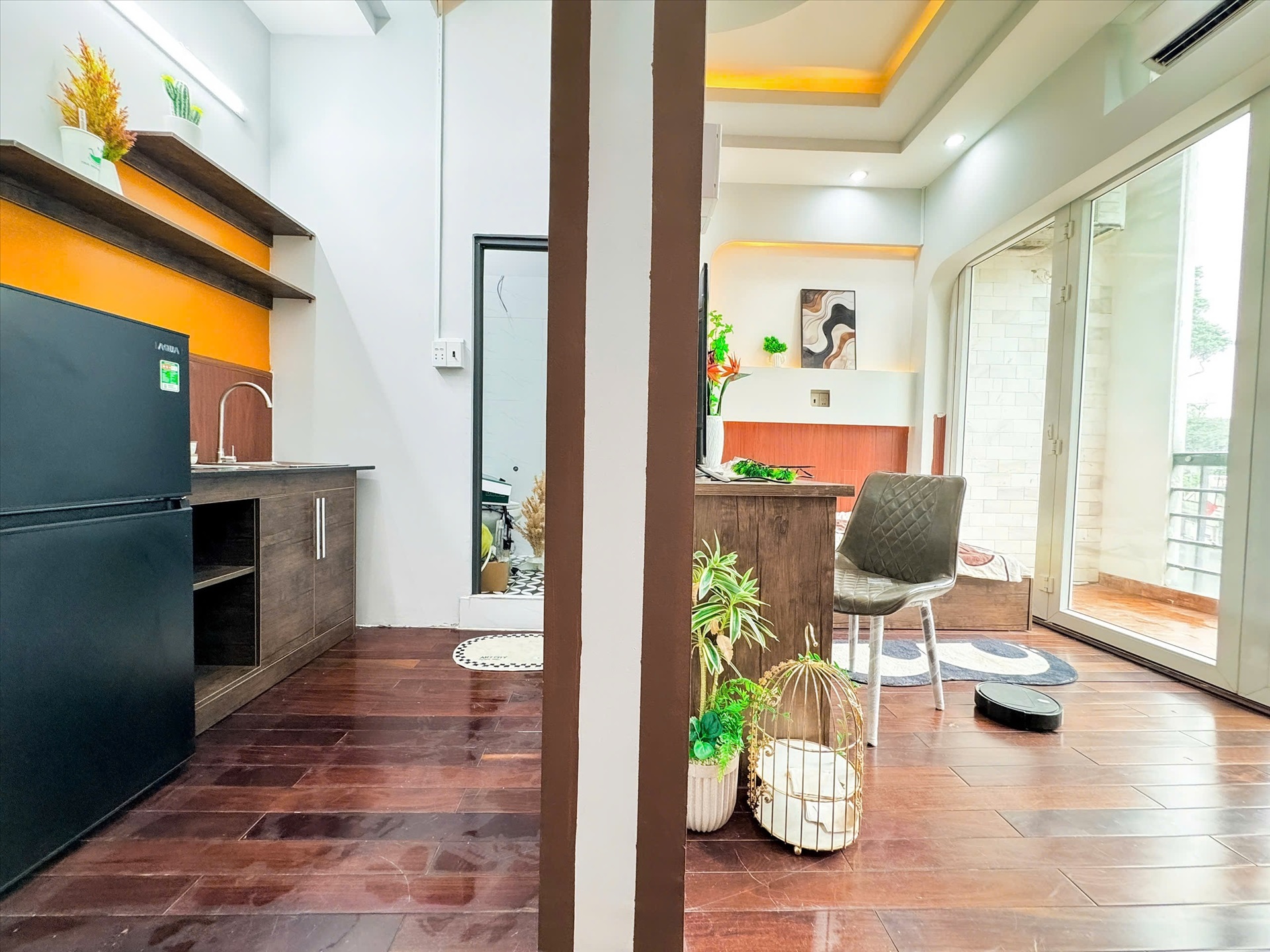 Phòng trọ 1 Phòng ngủ 35m2 tại Kinghome Nguyễn Thái Bình - Tân Bình - Phòng ngủ