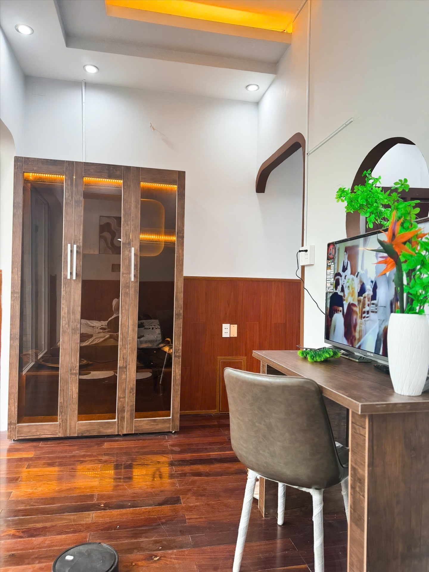 Phòng trọ 1 Phòng ngủ 35m2 tại Kinghome Nguyễn Thái Bình - Tân Bình - Phòng ngủ