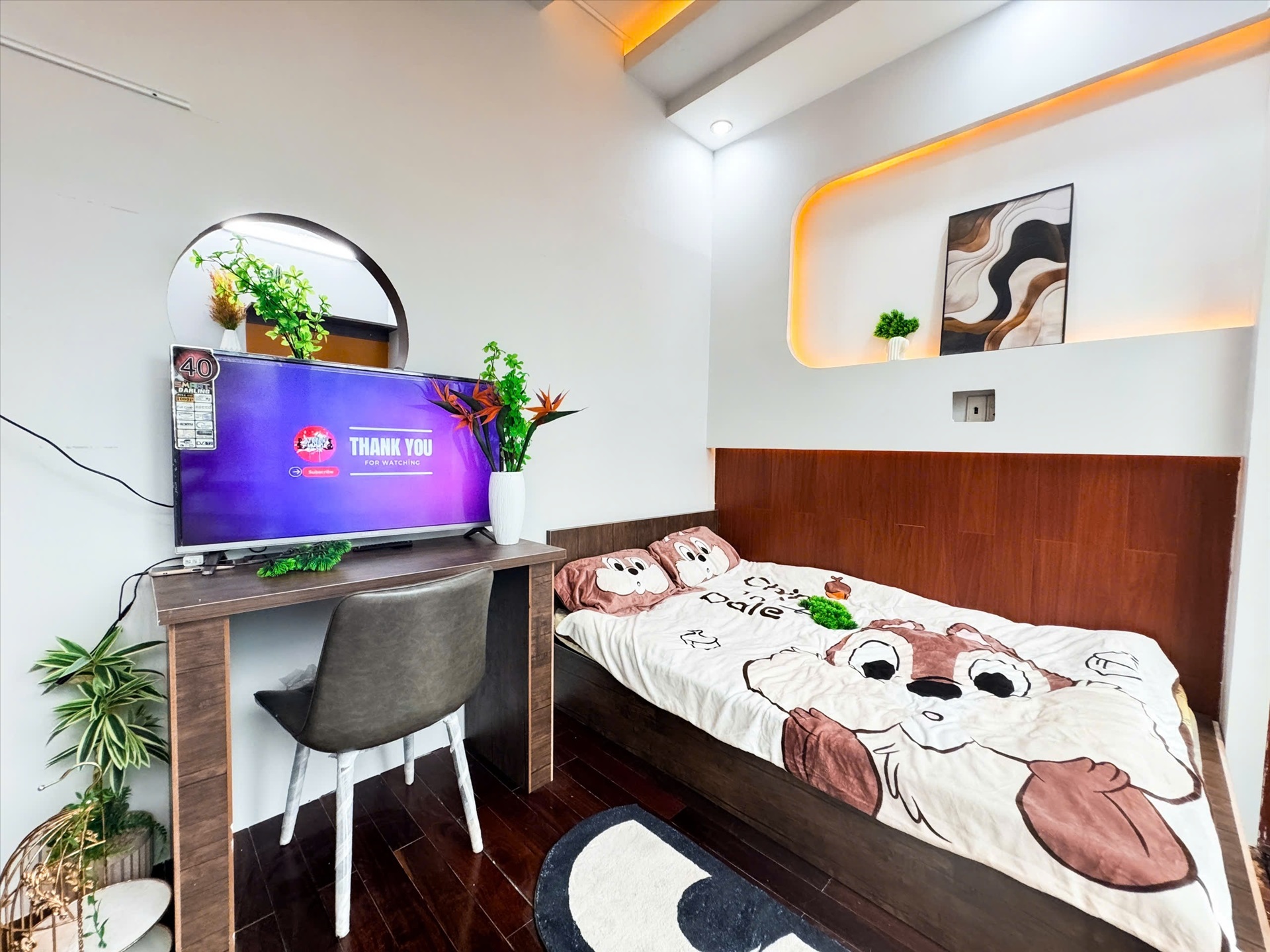 Phòng trọ 1 Phòng ngủ 35m2 tại Kinghome Nguyễn Thái Bình - Tân Bình - Phòng ngủ