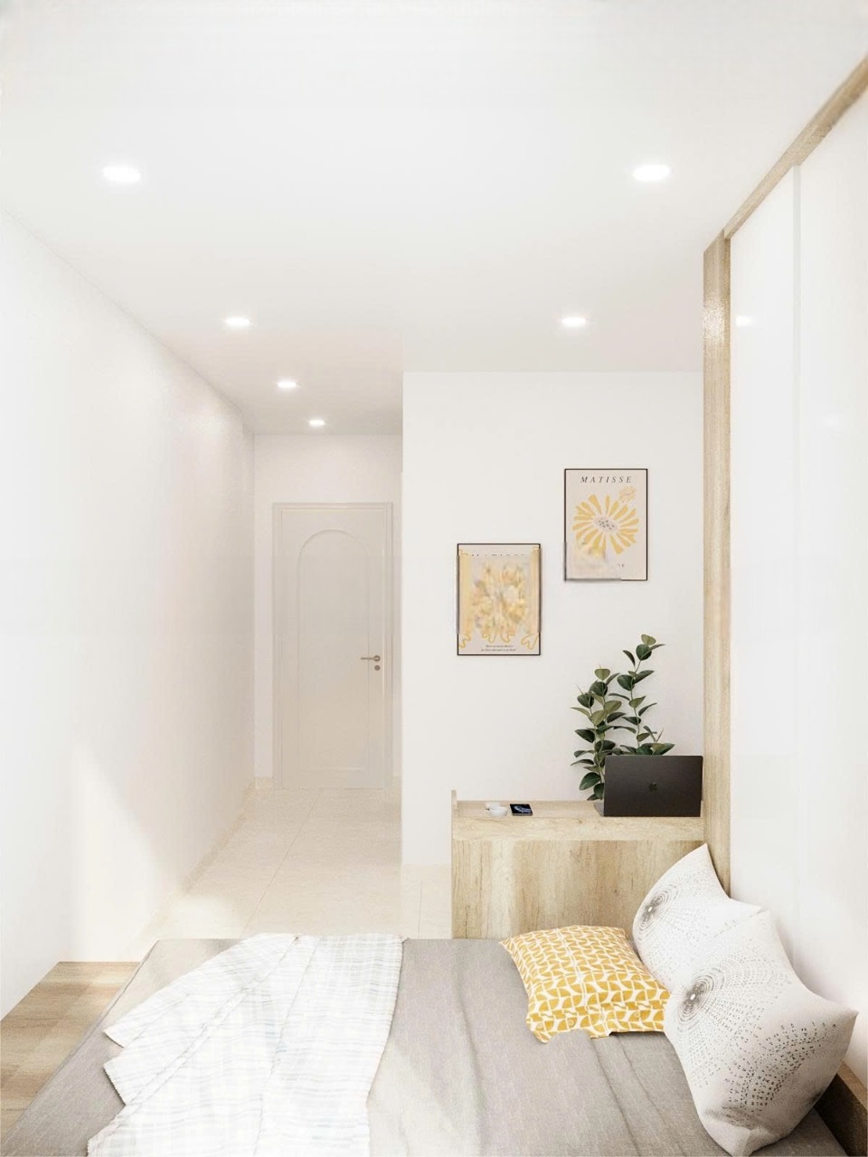 Phòng trọ Studio 30m2 tại Lighthouse Phùng Văn Cung - Phú Nhuận - Phòng ngủ