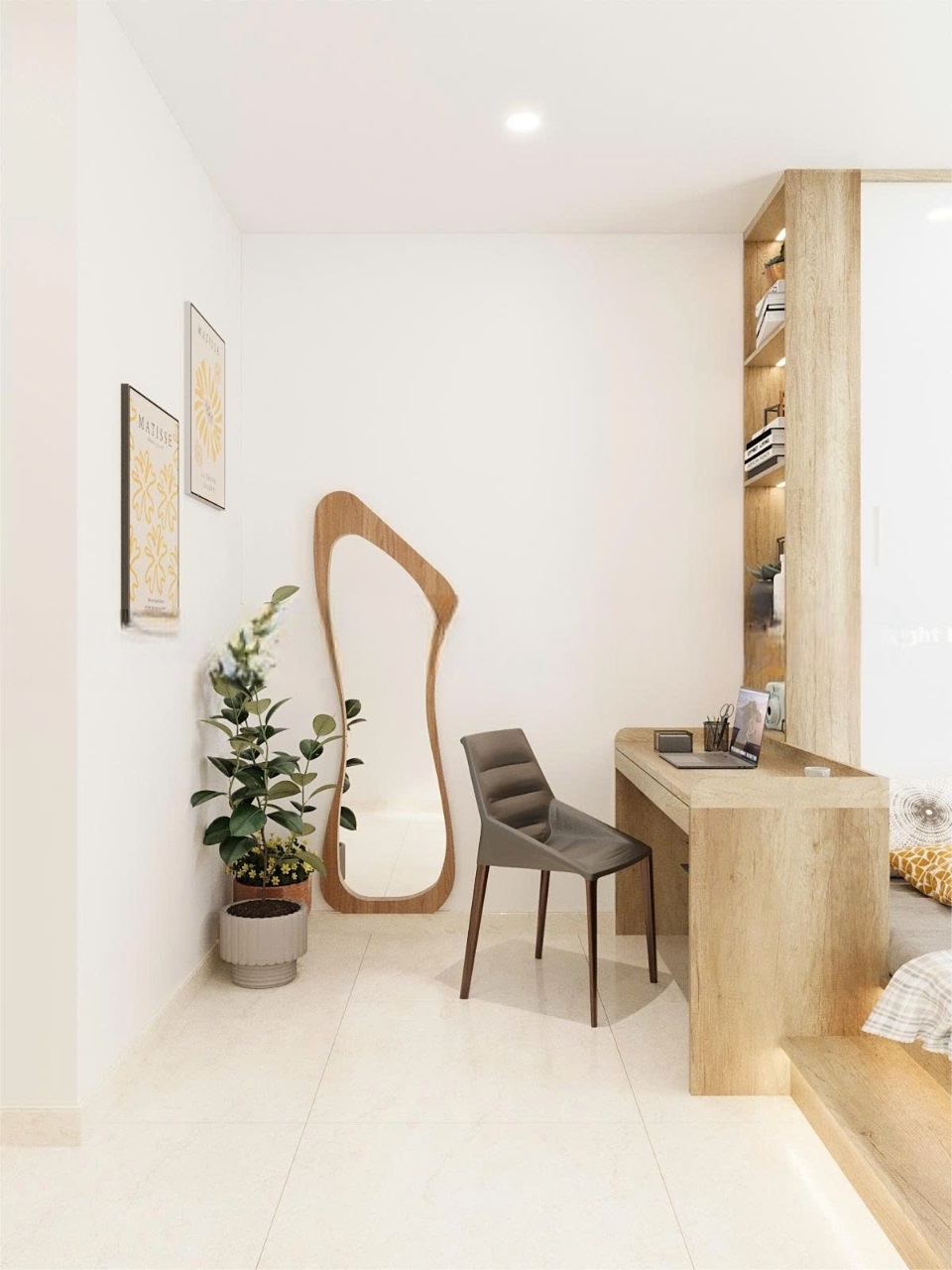 Phòng trọ Studio 30m2 tại Lighthouse Phùng Văn Cung - Phú Nhuận - Phòng ngủ