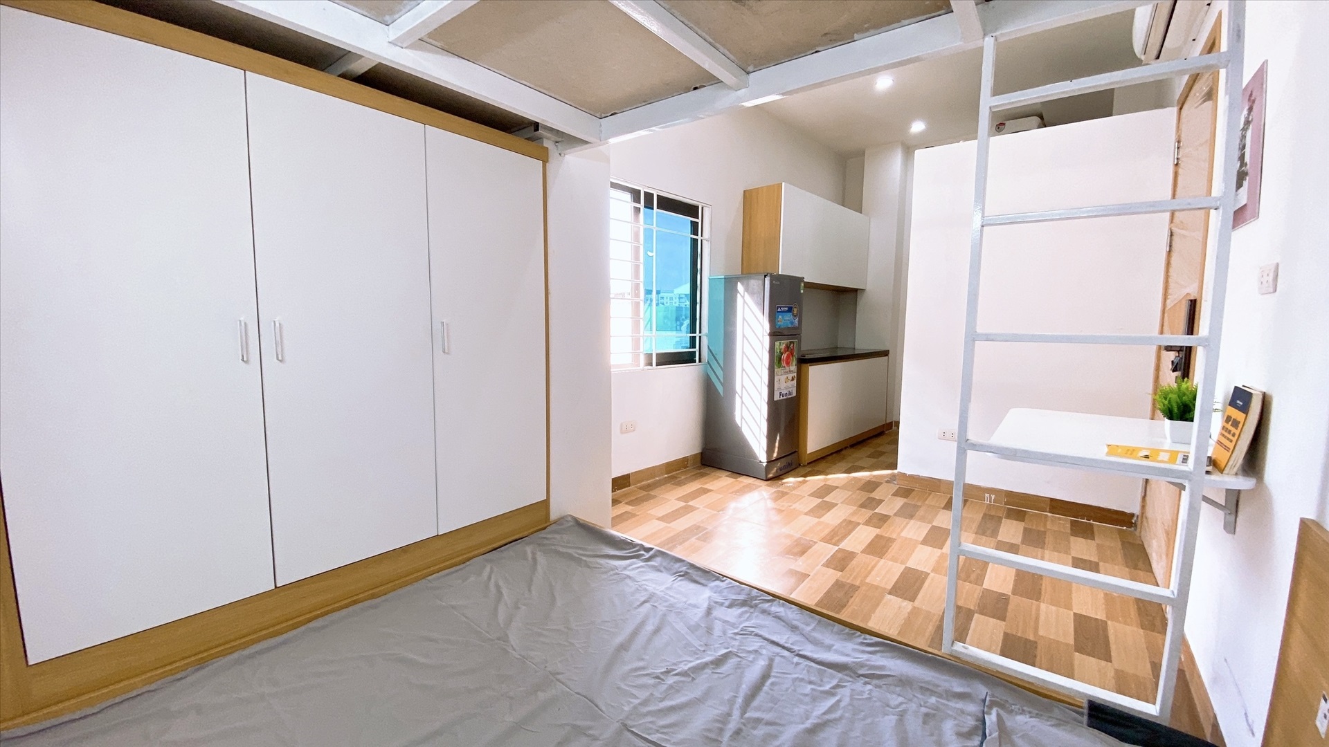 Phòng trọ Duplex 25m2 tại QHOME Quan Nhân - Thanh Xuân - Phòng ngủ
