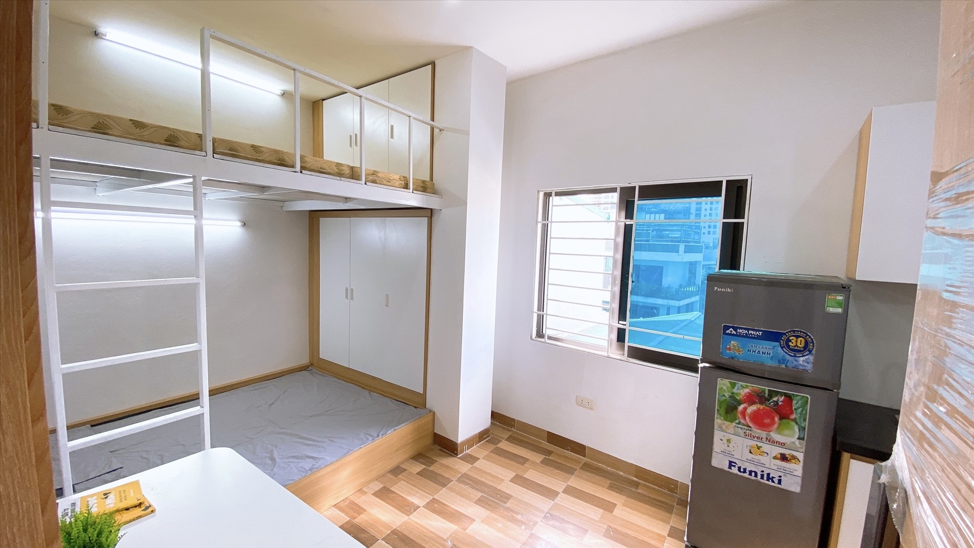 Phòng trọ Duplex 25m2 tại QHOME Quan Nhân - Thanh Xuân - Phòng ngủ