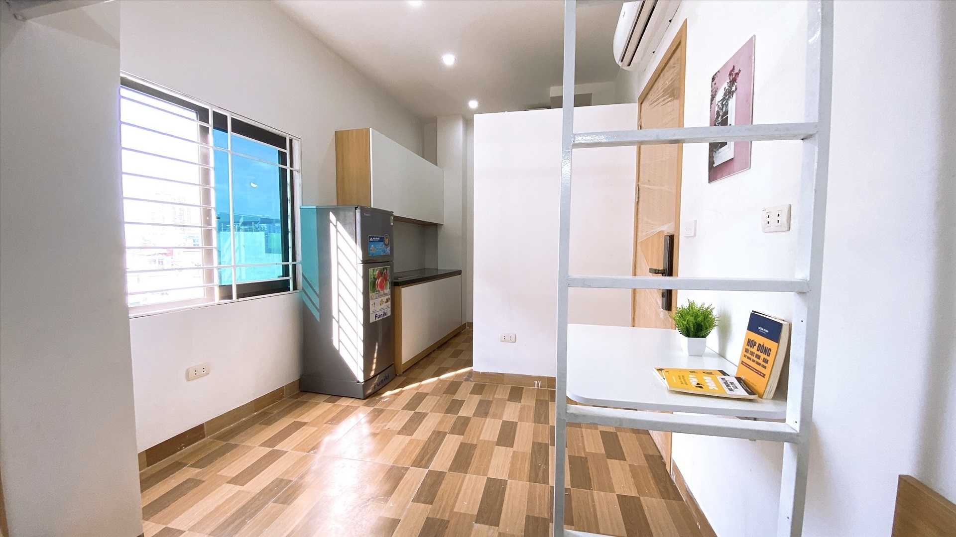Phòng trọ Duplex 25m2 tại QHOME Quan Nhân - Thanh Xuân - Phòng ngủ