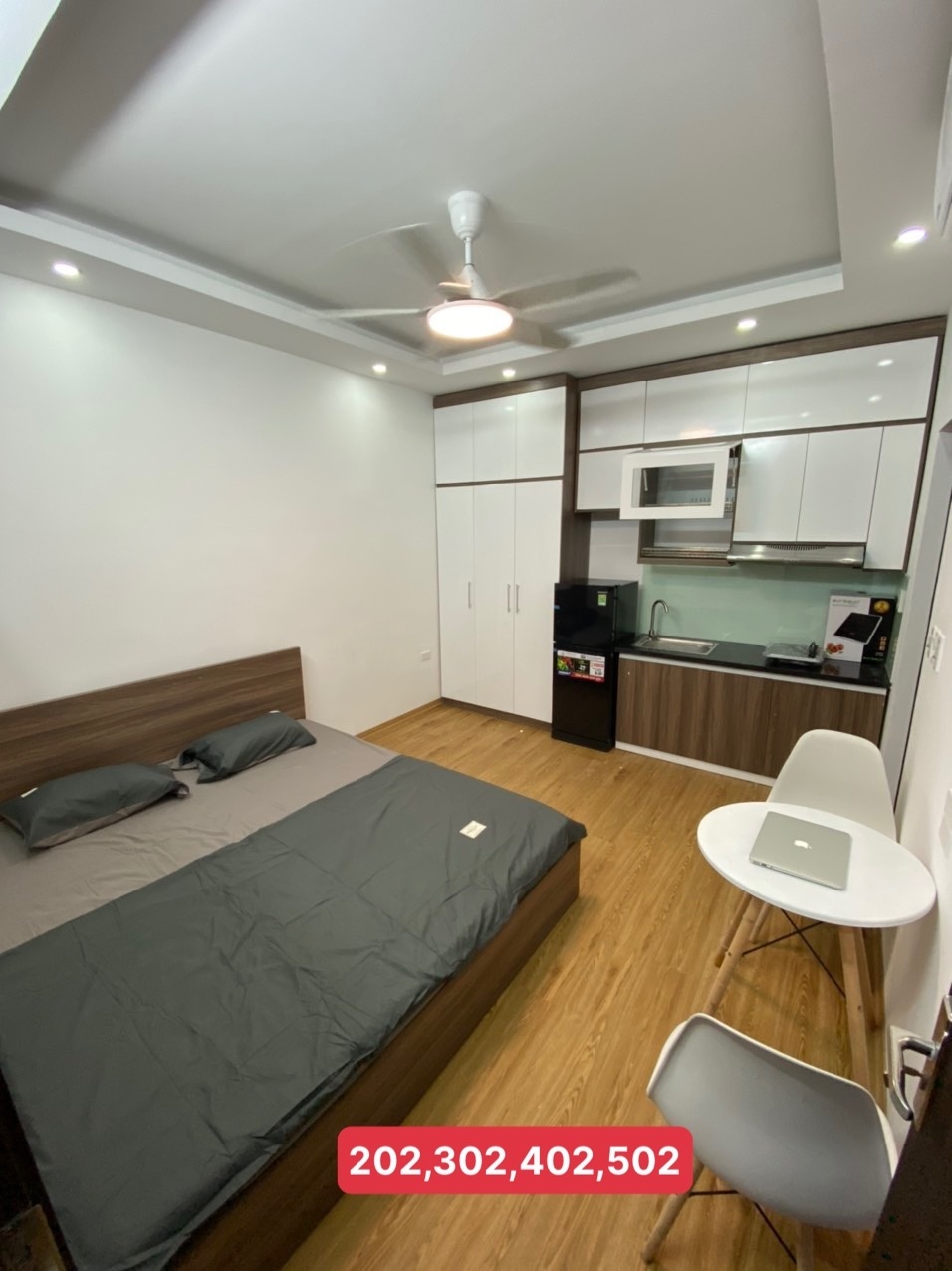 Phòng trọ Studio 20m2 tại DreamHouse Nguyễn Lương Bằng - Đống Đa - Phòng ngủ