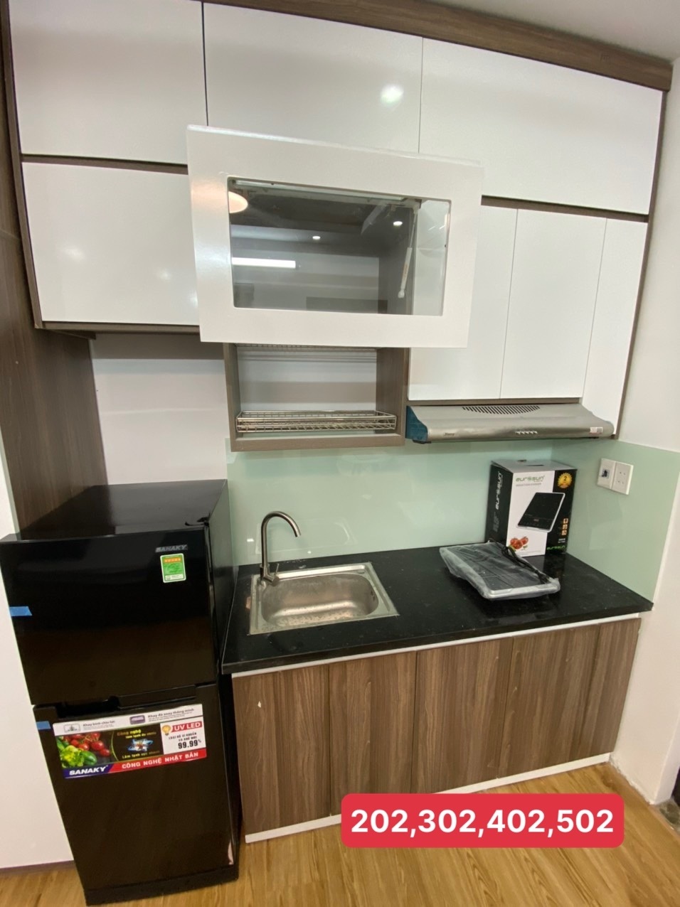 Phòng trọ Studio 20m2 tại DreamHouse Nguyễn Lương Bằng - Đống Đa - Phòng bếp