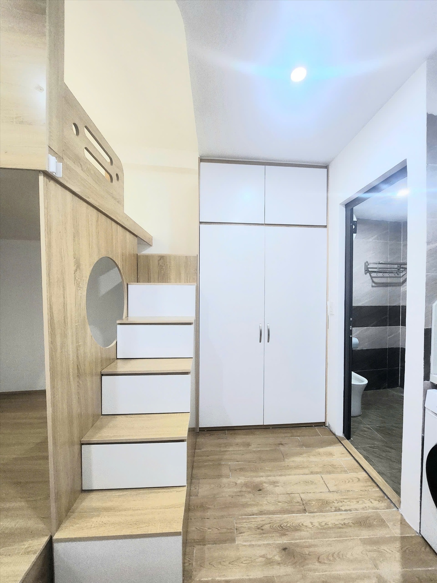 Phòng trọ Studio 25m2 tại DreamHouse Đông Quan - Cầu Giấy - Phòng ngủ