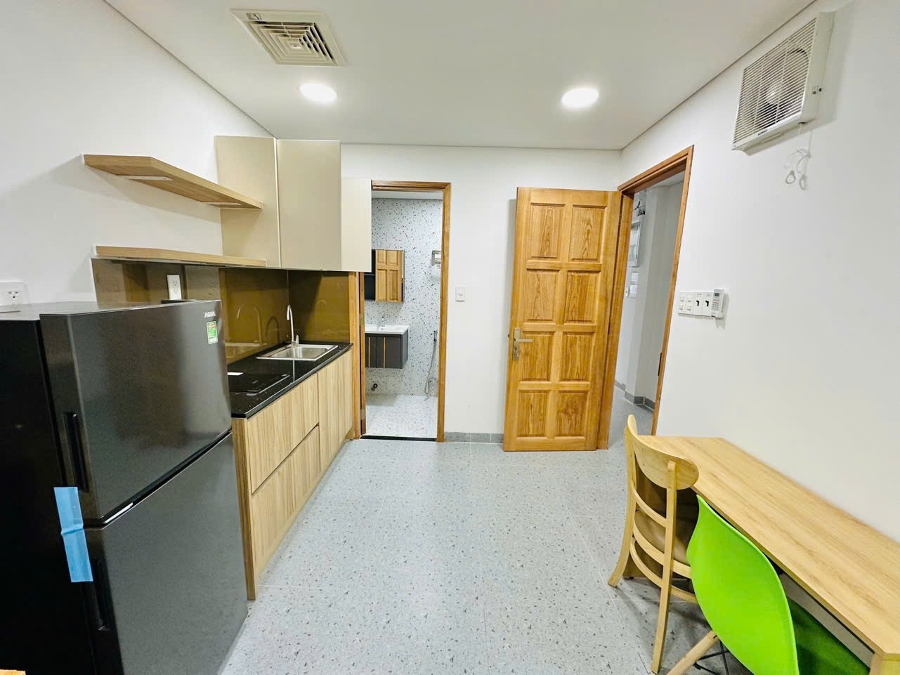 Phòng trọ Studio 20m2 tại CY Home Hoàng Sa - Quận 3 - Phòng ngủ