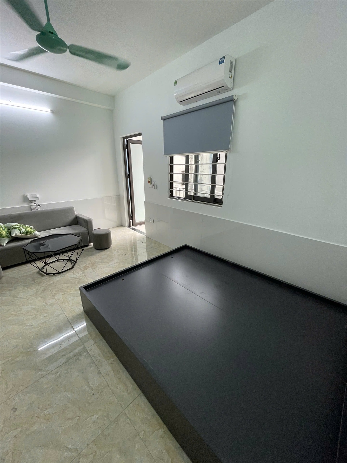 Phòng trọ Studio 30m2 tại PT Home Mễ Trì Thượng - Nam Từ Liêm - Phòng ngủ