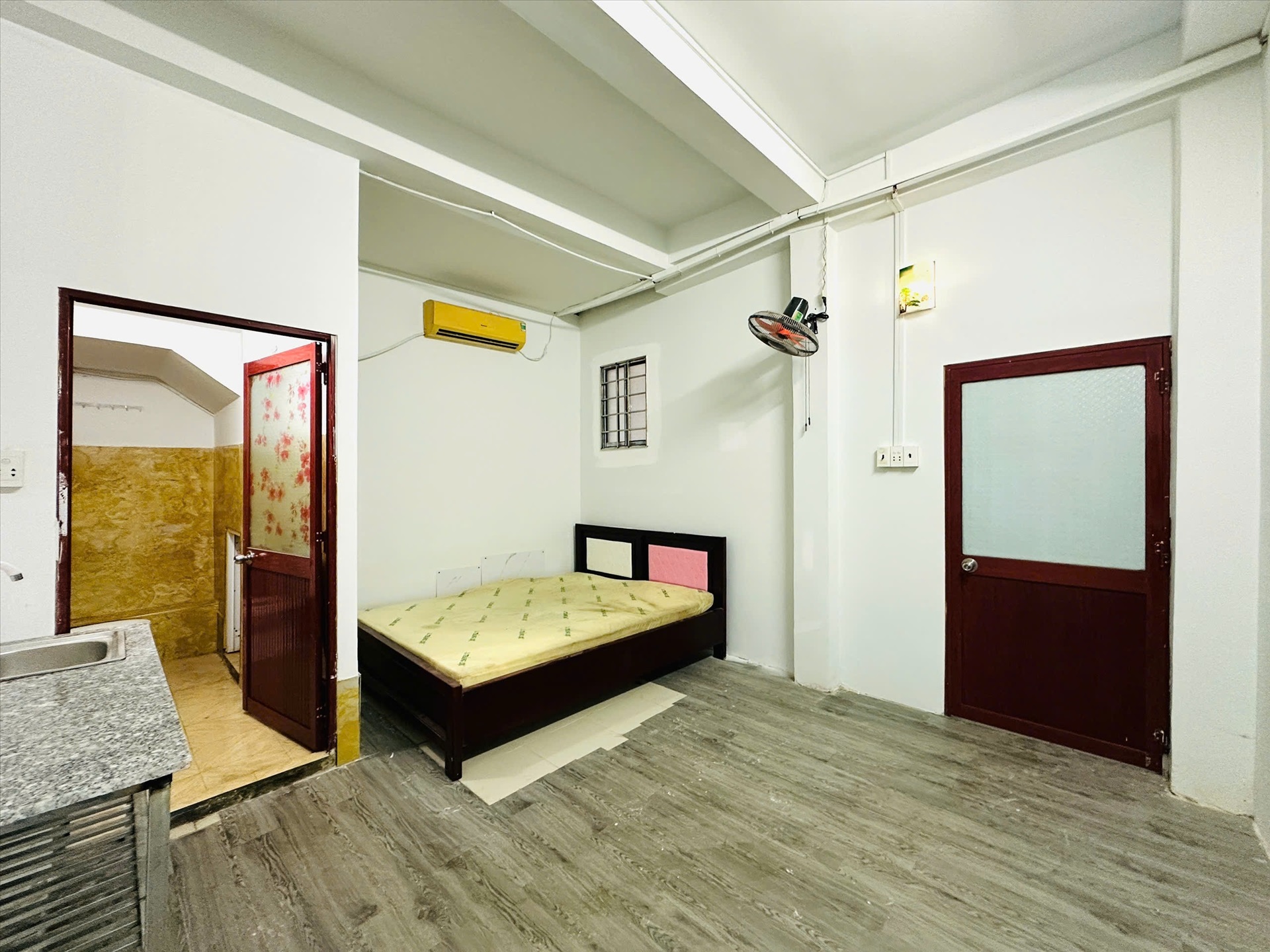 Phòng trọ Studio 25m2 tại LĐH House Hà Huy Giáp - Quận 12 - Phòng ngủ