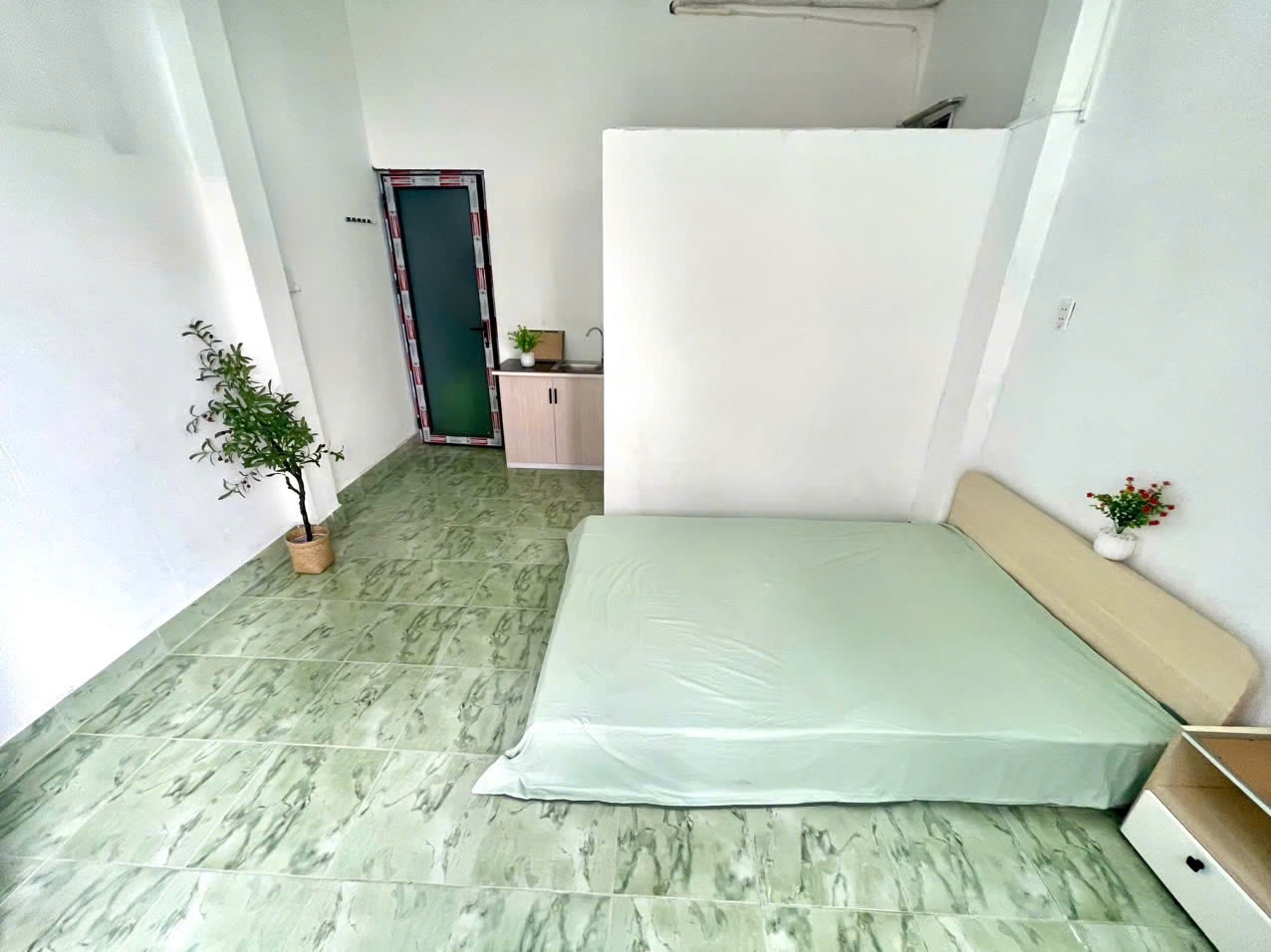 Phòng trọ Studio 25m2 tại Vũ Nhà Đất Nguyễn Văn Tố - Tân Phú - Phòng ngủ