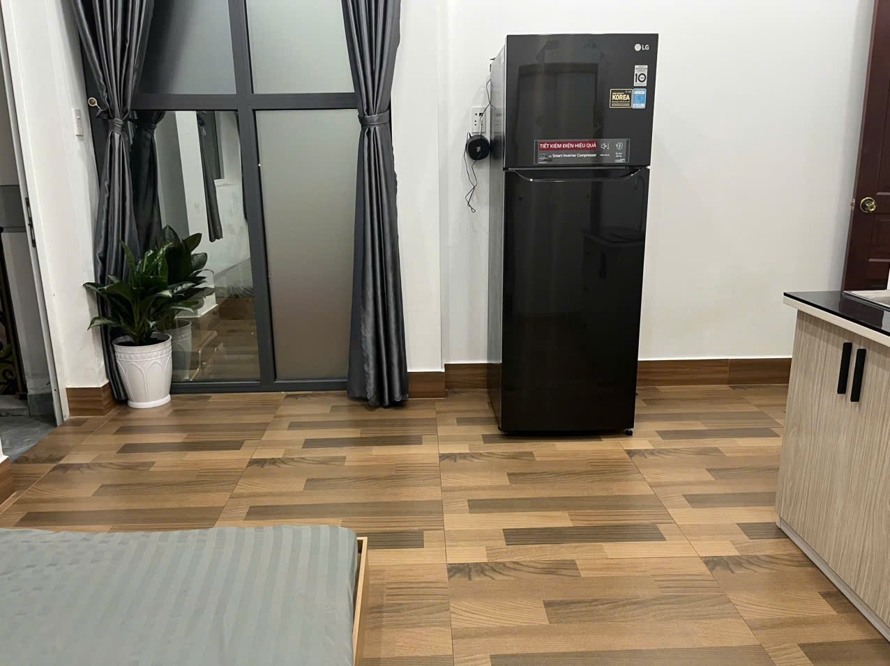 Phòng trọ Studio 25m2 tại NMH Home An Dương Vương - Bình Tân - Phòng ngủ