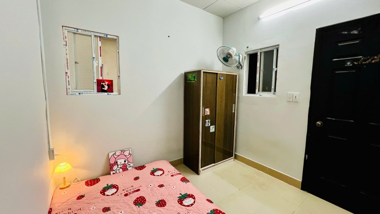 Phòng trọ Studio 20m2 tại ACHome Nguyễn Văn Quá - Quận 12 - Phòng ngủ