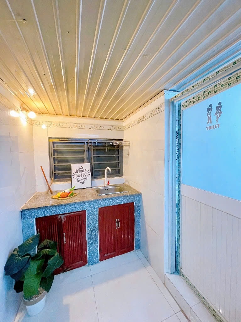 Phòng trọ Duplex 25m2 tại Roomy Home Nhất Chi Mai - Tân Bình - Phòng bếp