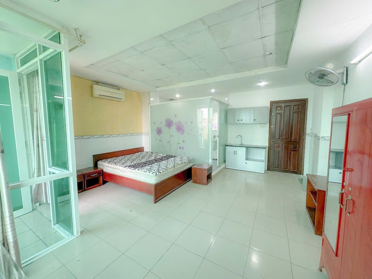 Phòng trọ Studio 30m2 tại Ronald Home Trần Văn Giàu - Bình Tân - Phòng ngủ